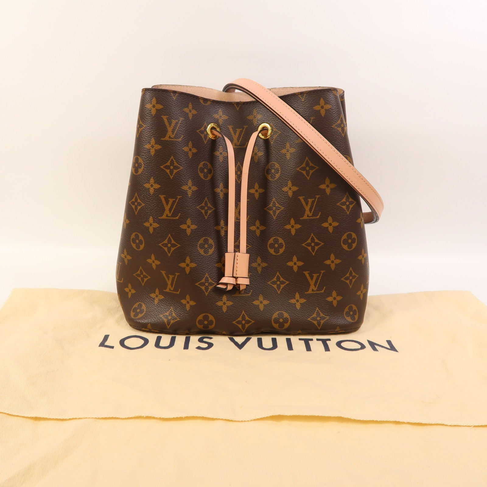 LOUIS VUITTON Monogram Neo Noe金扣手挽肩背兩用袋