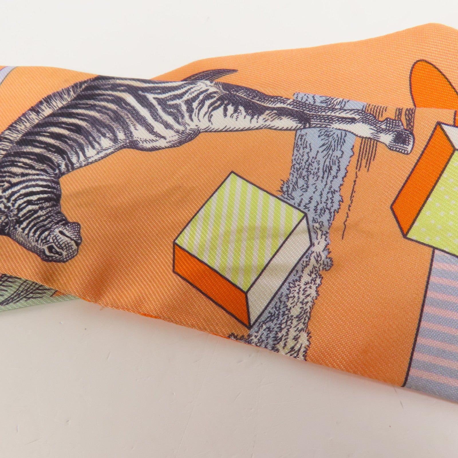 HERMES 絲質Twilly絲巾