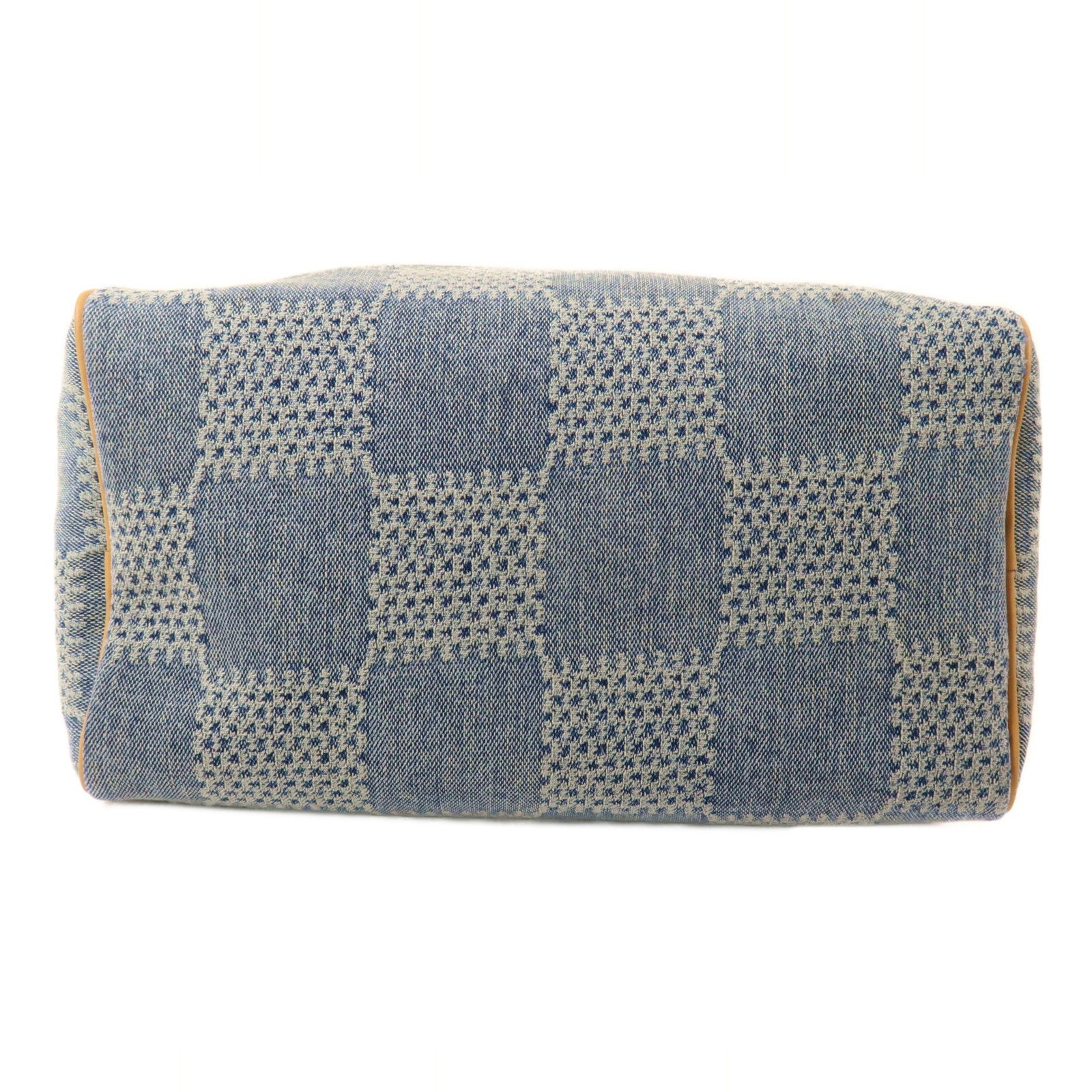 LOUIS VUITTON Damier Denim Speedy 25 Bandouliere手挽肩背兩用袋