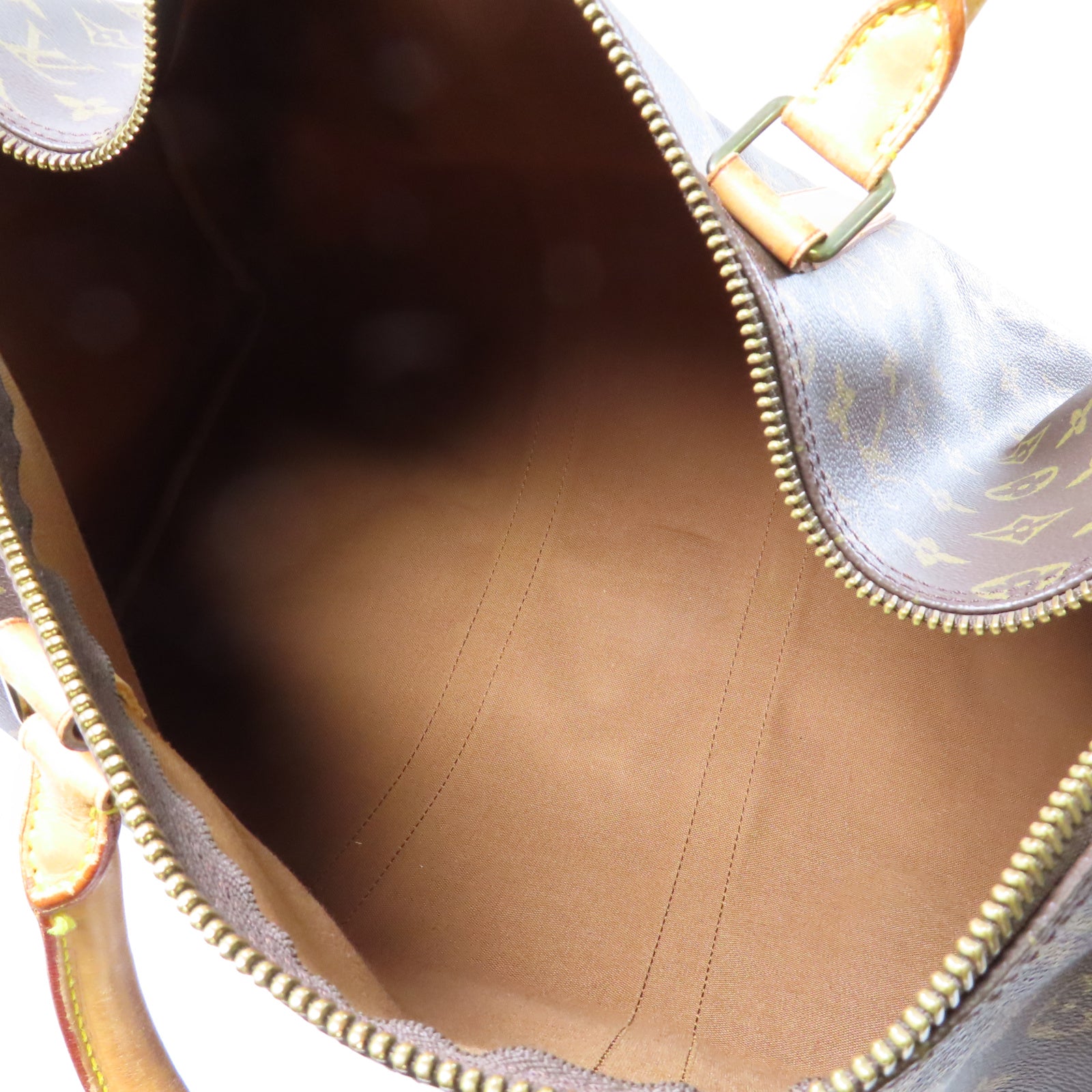 LOUIS VUITTON Monogram Keepall 45 Boston Bag金扣手挽袋啡色