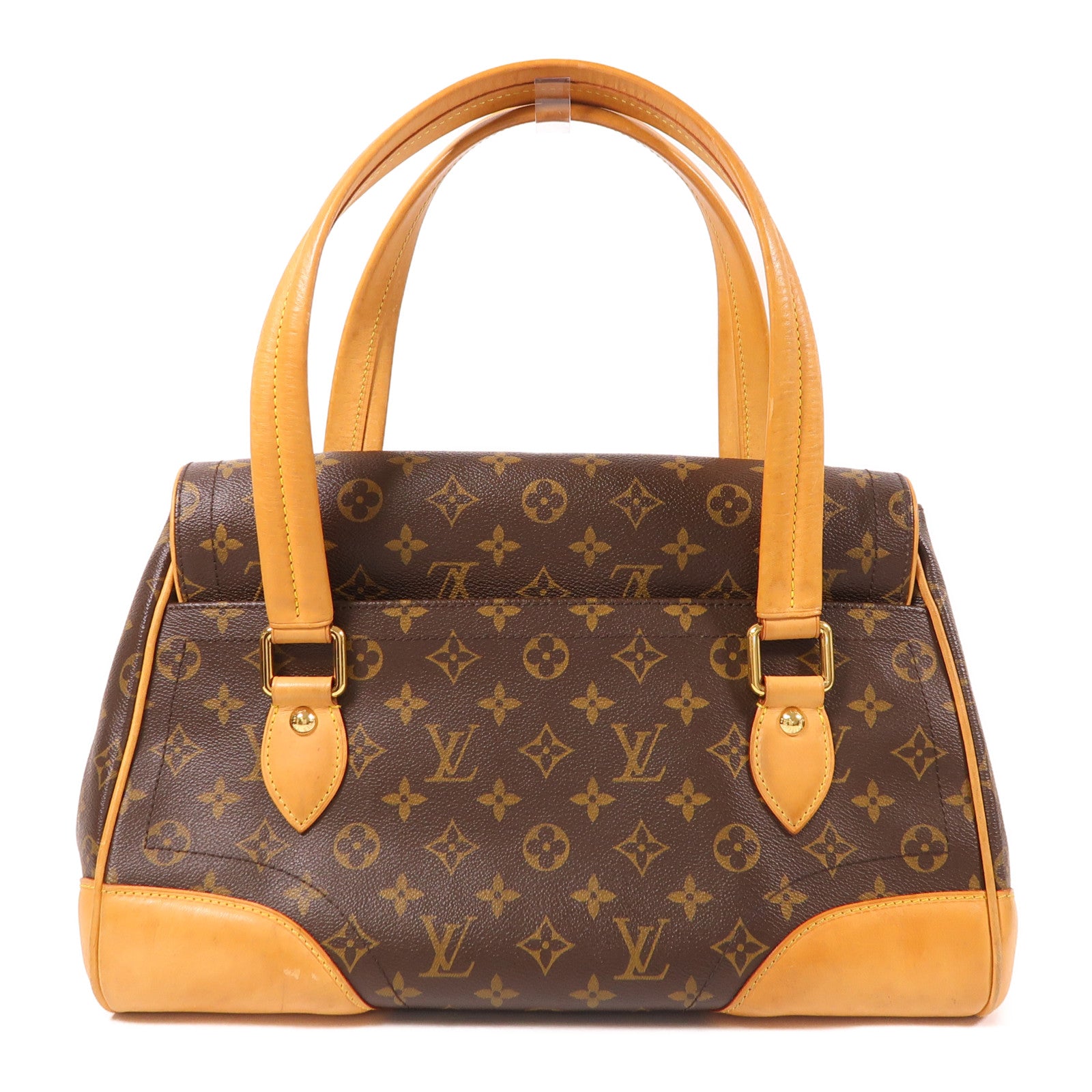 LOUIS VUITTON LV GHW Beverly GM Shoulder Bag Handbag M40120 Monogram Brown