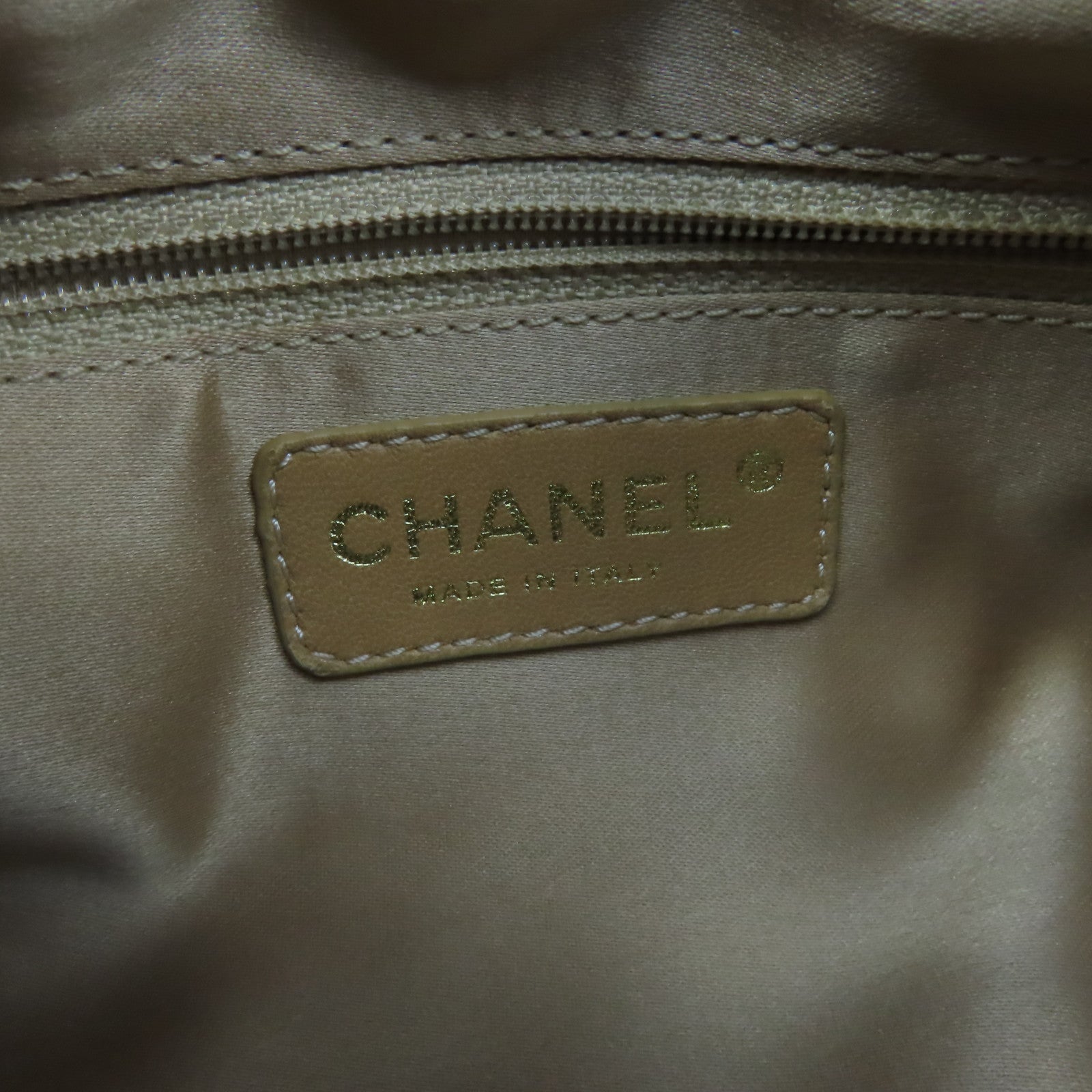 CHANEL 【激減優惠】菱格牛皮皮革Chain Shoulder Bag金扣鏈帶肩背袋啡色