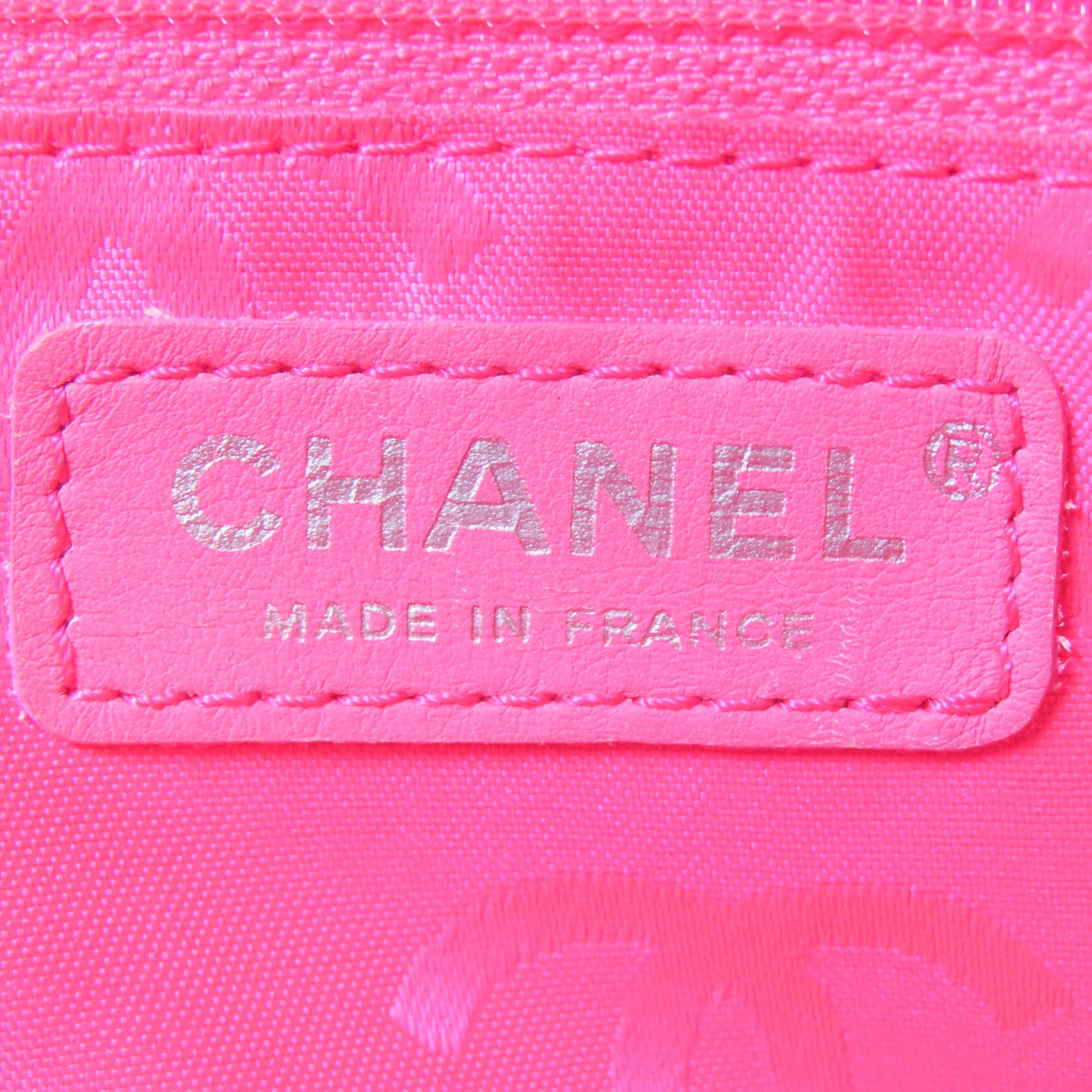CHANEL 菱格羊皮皮革Cambon Tote銀扣肩背袋黑色