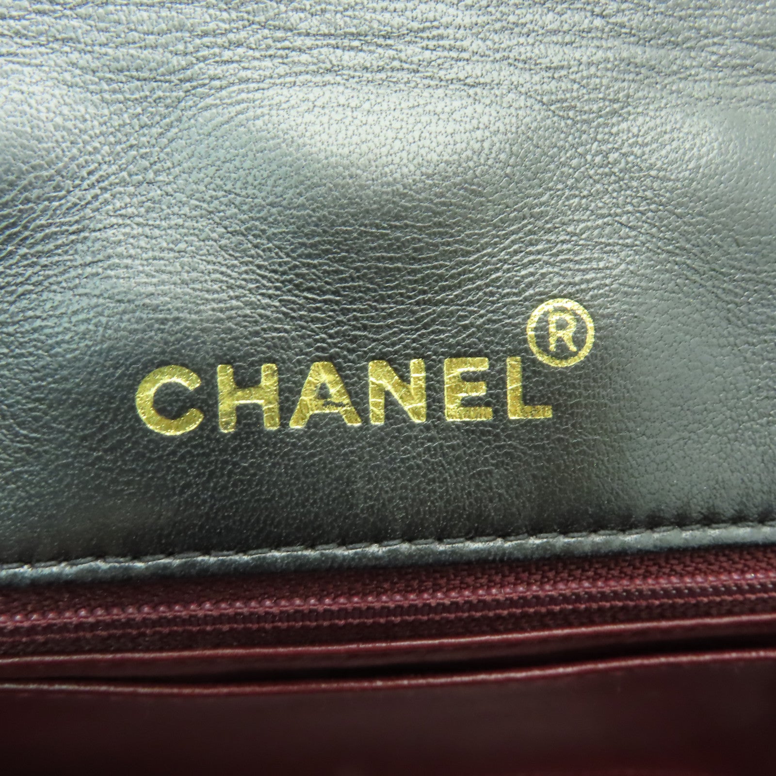 CHANEL **【清倉大減價】菱格羊皮皮革Chain Shoulder Bag金扣鏈帶肩背袋黒色