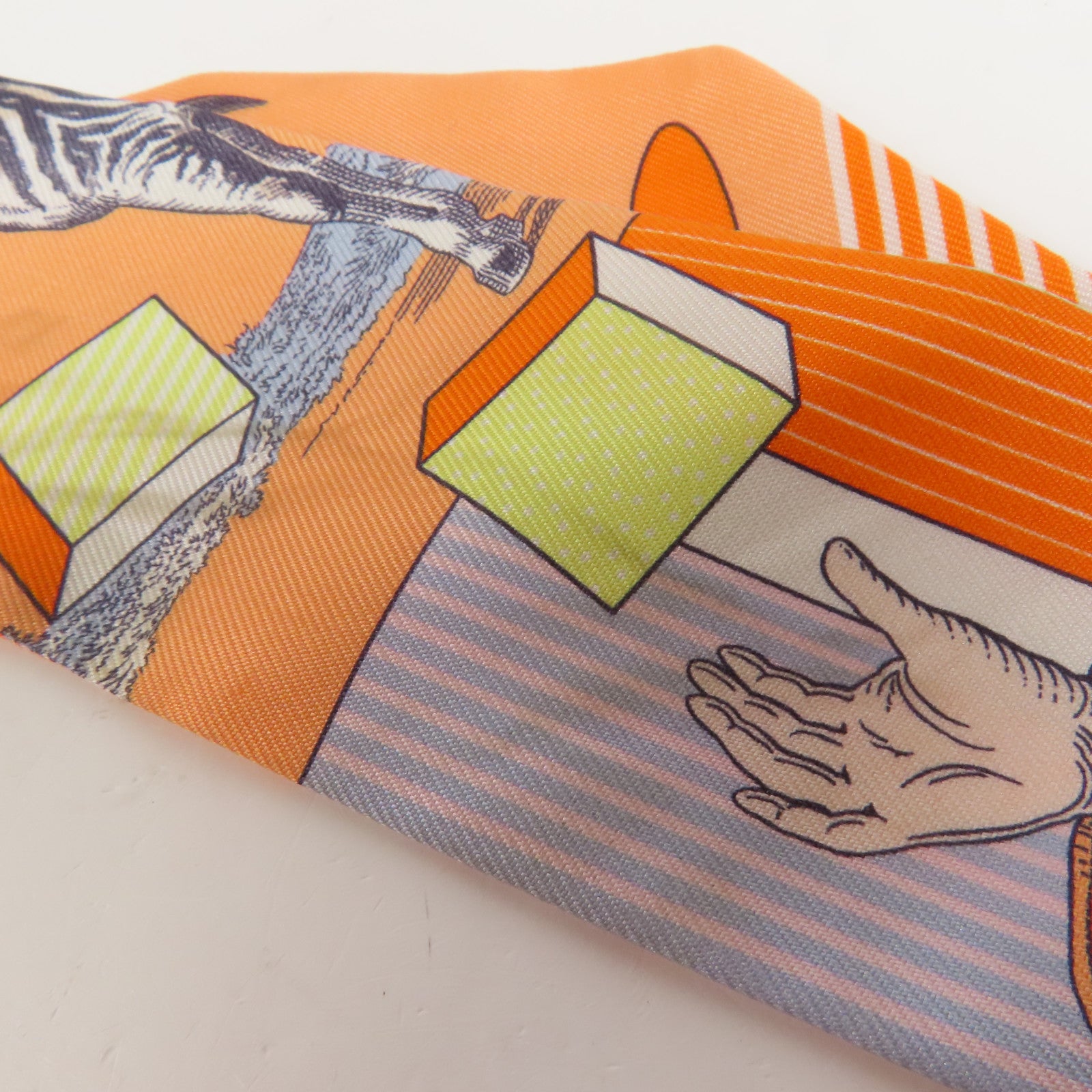 HERMES 絲質Twilly絲巾