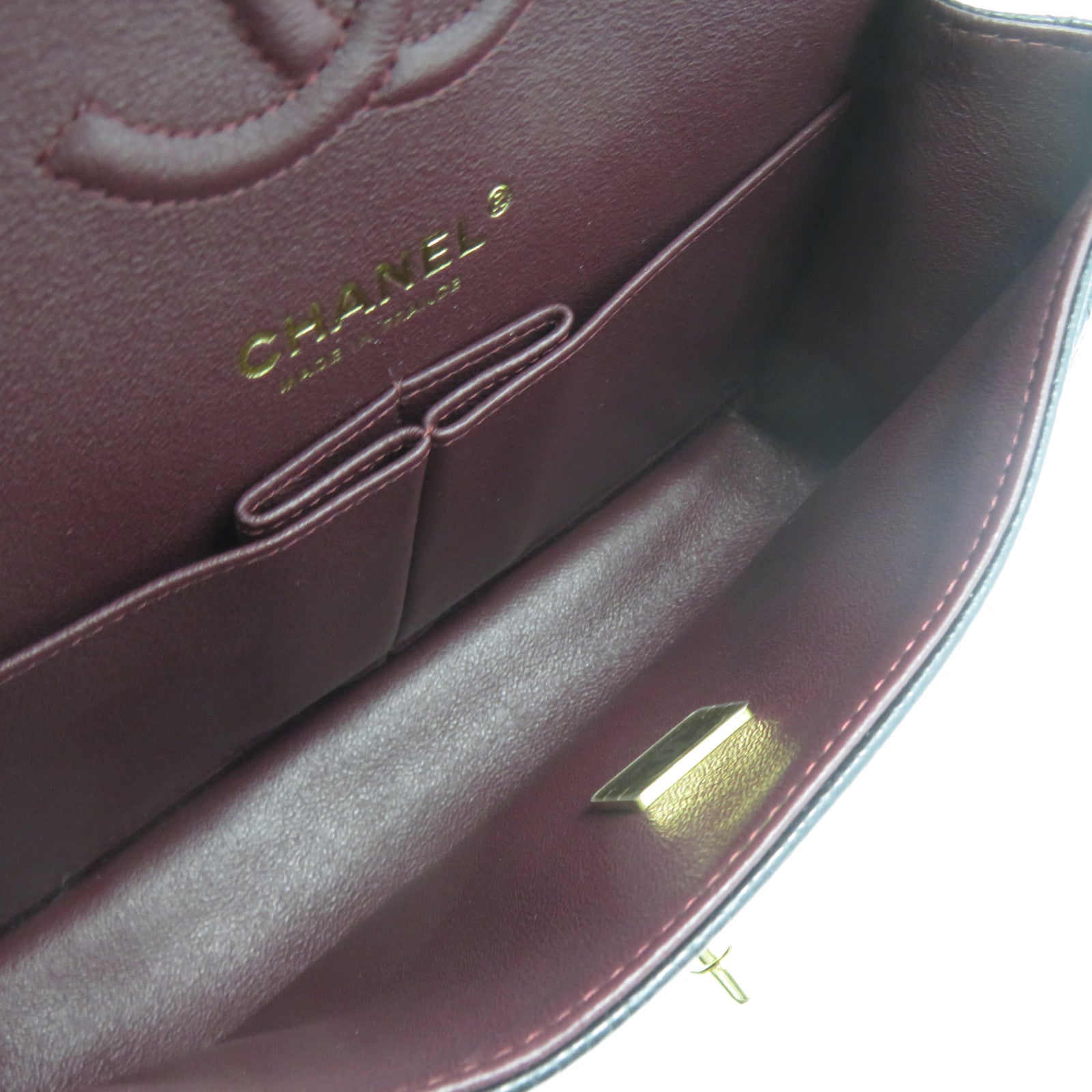CHANEL 【激減優惠】菱格Caviar皮革Chain Shoulder Bag金扣鏈帶肩背袋黑色