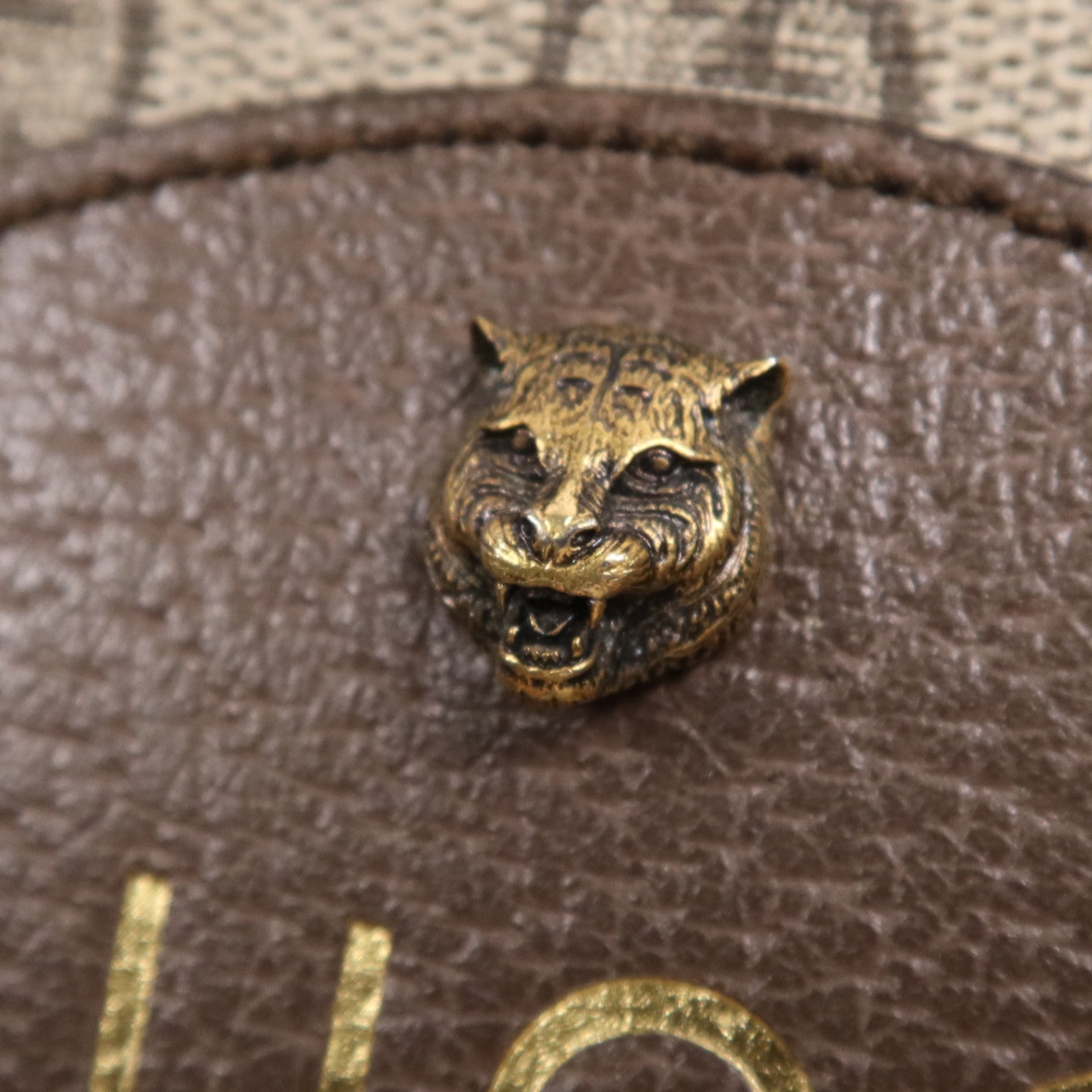 GUCCI 塗層帆布Supreme Messenger金扣肩背袋