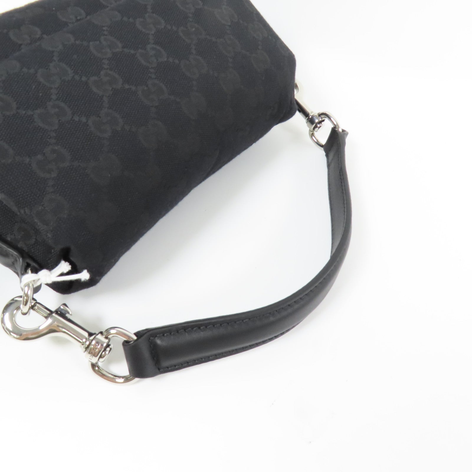 GUCCI 帆布Small Crossbody Bag銀扣肩背袋