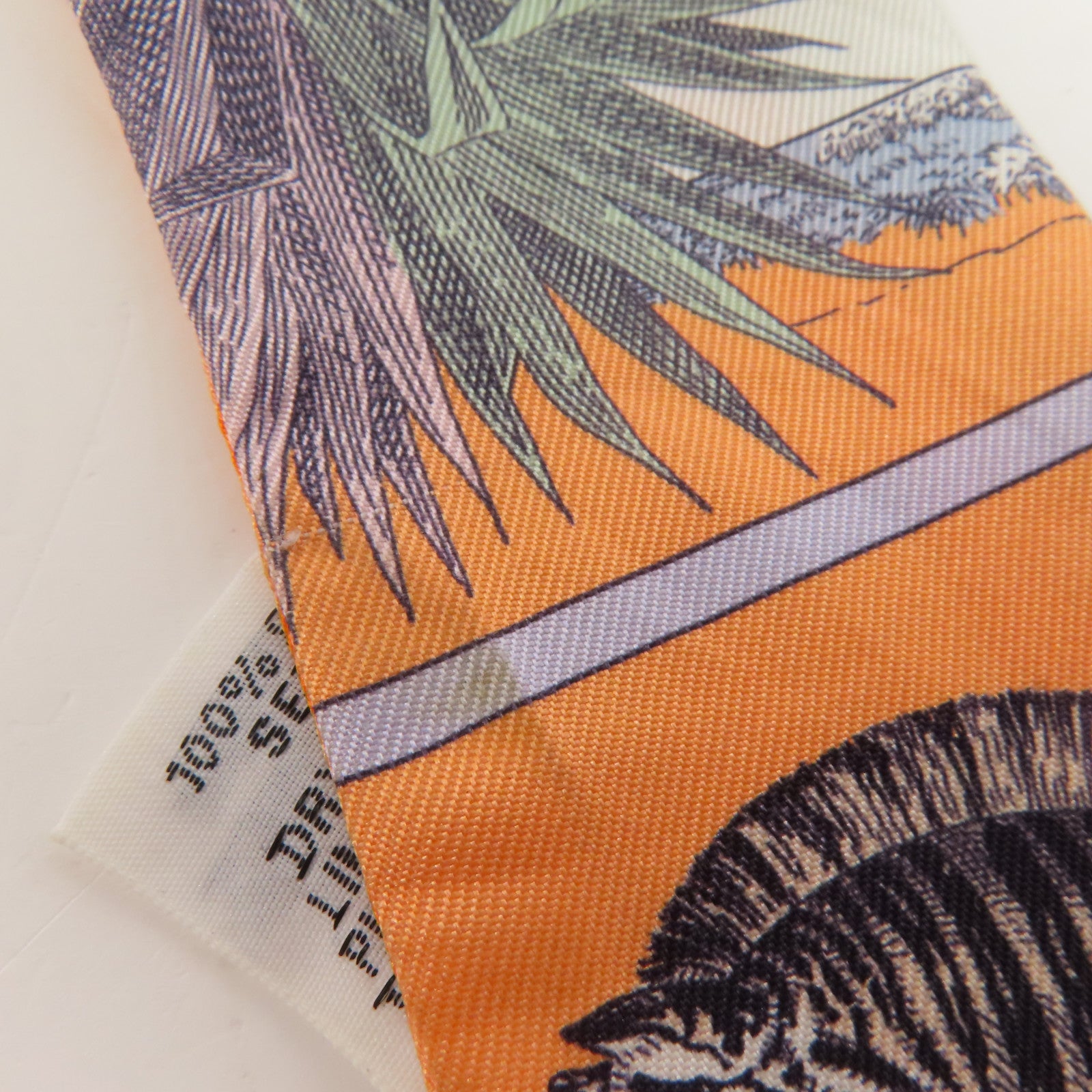 HERMES 絲質Twilly絲巾