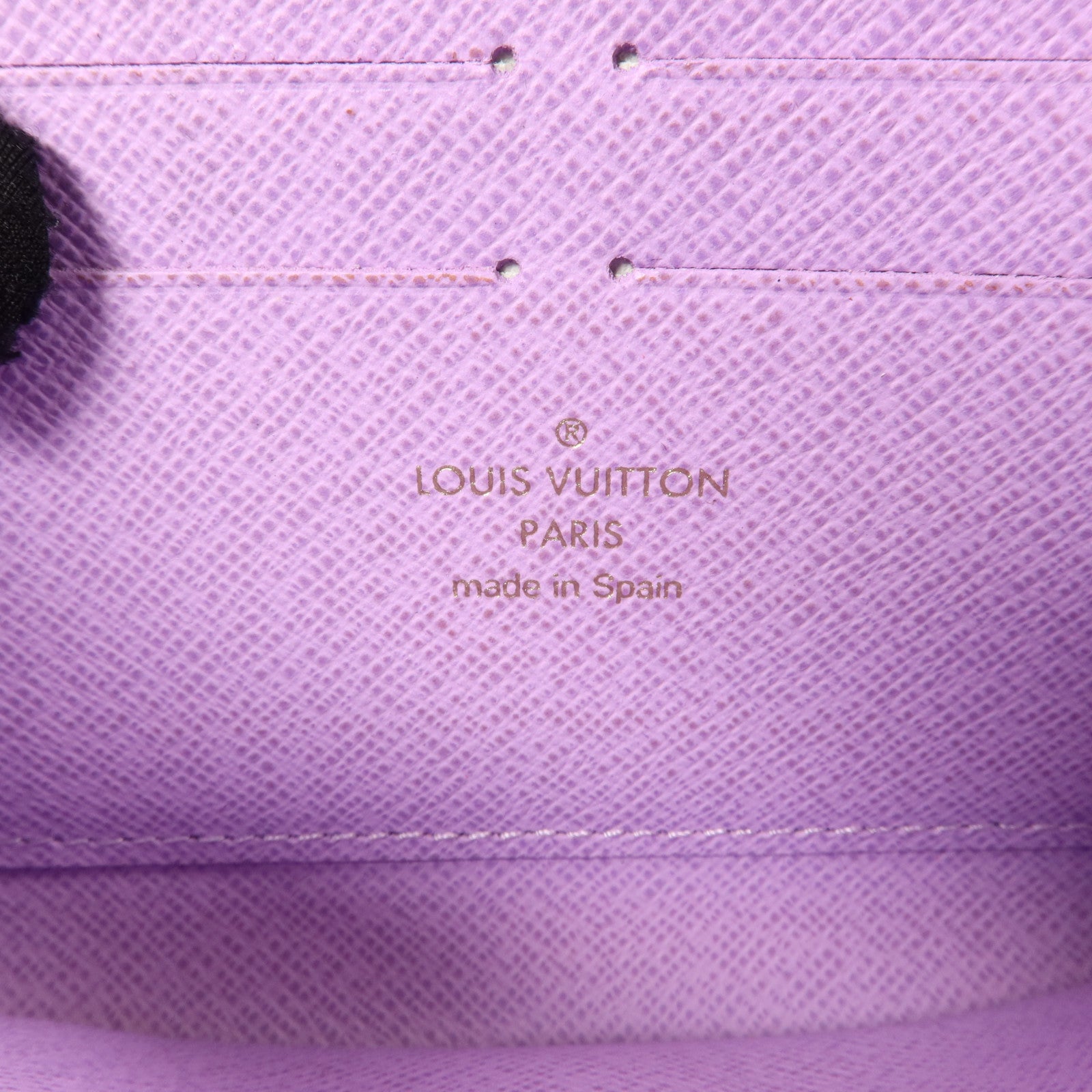 LOUIS VUITTON Damier Zippy金扣長錢包