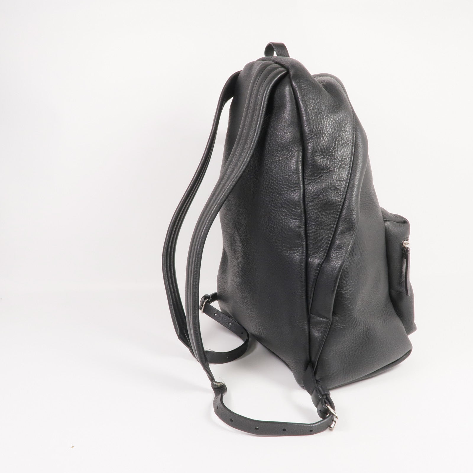 BALENCIAGA 牛皮皮革Everyday Backpack銀扣背包