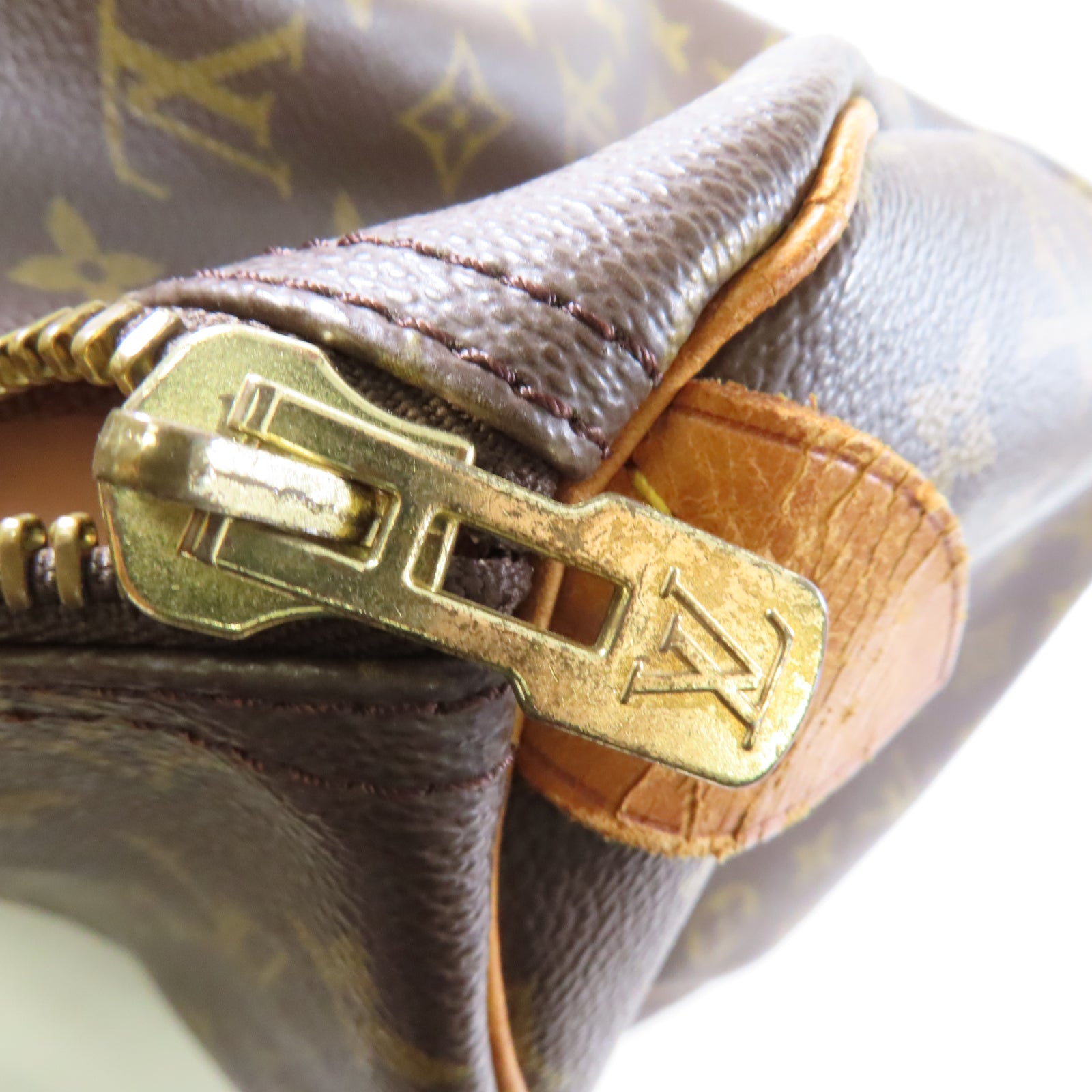 LOUIS VUITTON Monogram Keepall 45 Boston Bag金扣手挽袋啡色