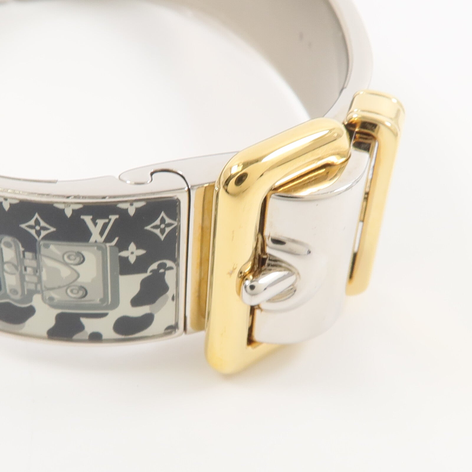 LOUIS VUITTON 金屬/琺瑯琺Confidentian Bracelet手鐲