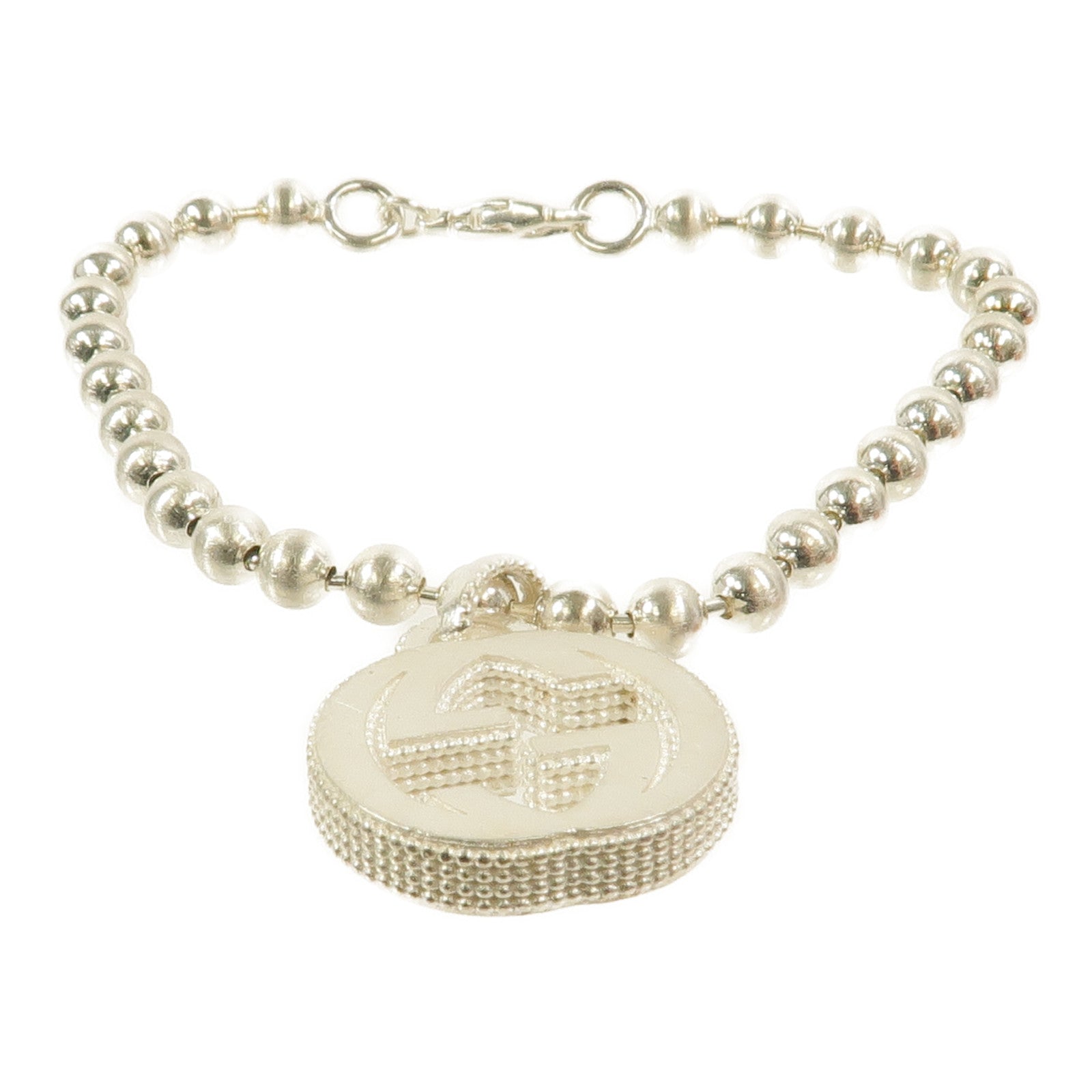 GUCCI 925純銀Interlocking G Bracelet手鍊