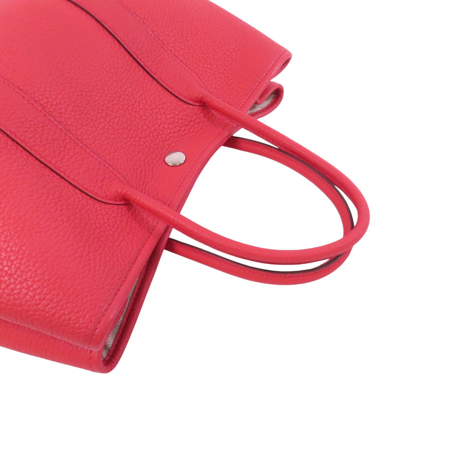 HERMES Negonda皮革Garden Party TPM銀扣手挽袋