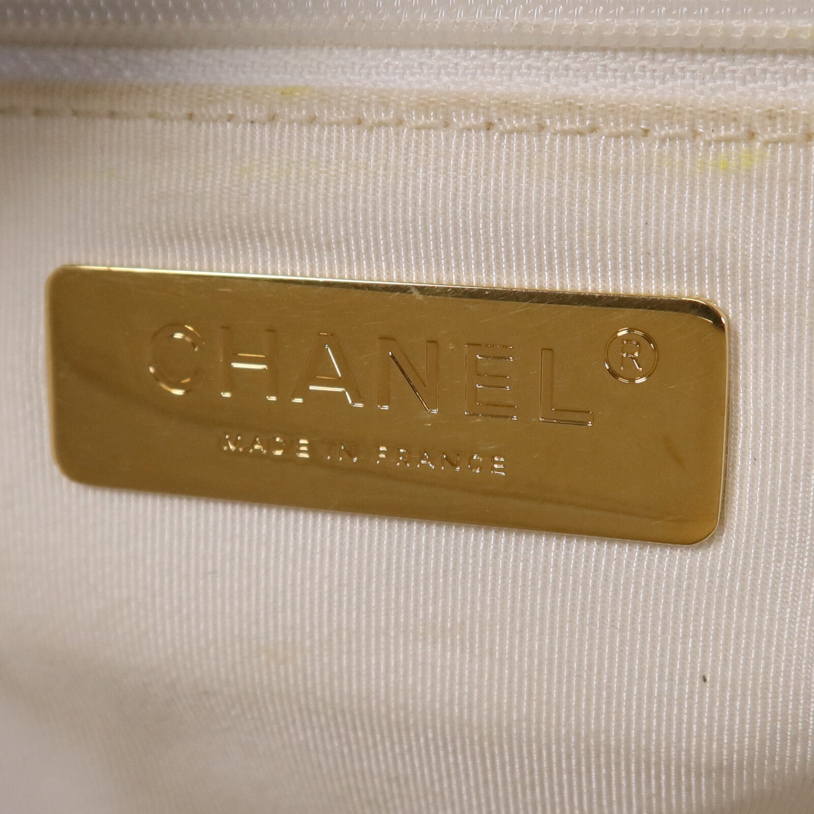 CHANEL 牛皮皮革Chanel 19 Large金扣鏈帶手挽肩背兩用袋