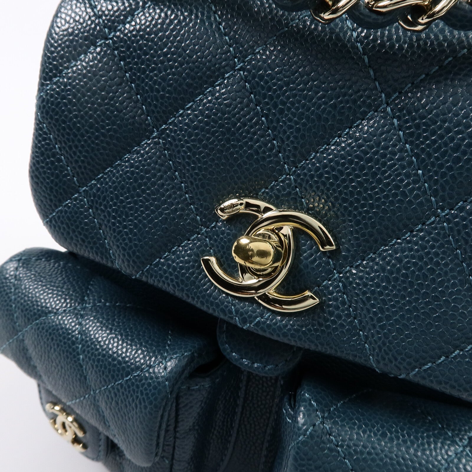 CHANEL 牛皮皮革Duma Mini背包