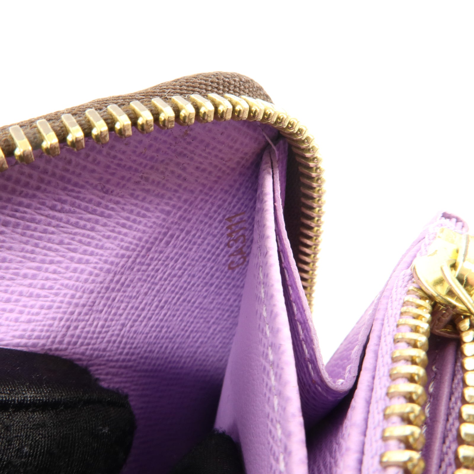 LOUIS VUITTON Damier Zippy金扣長錢包