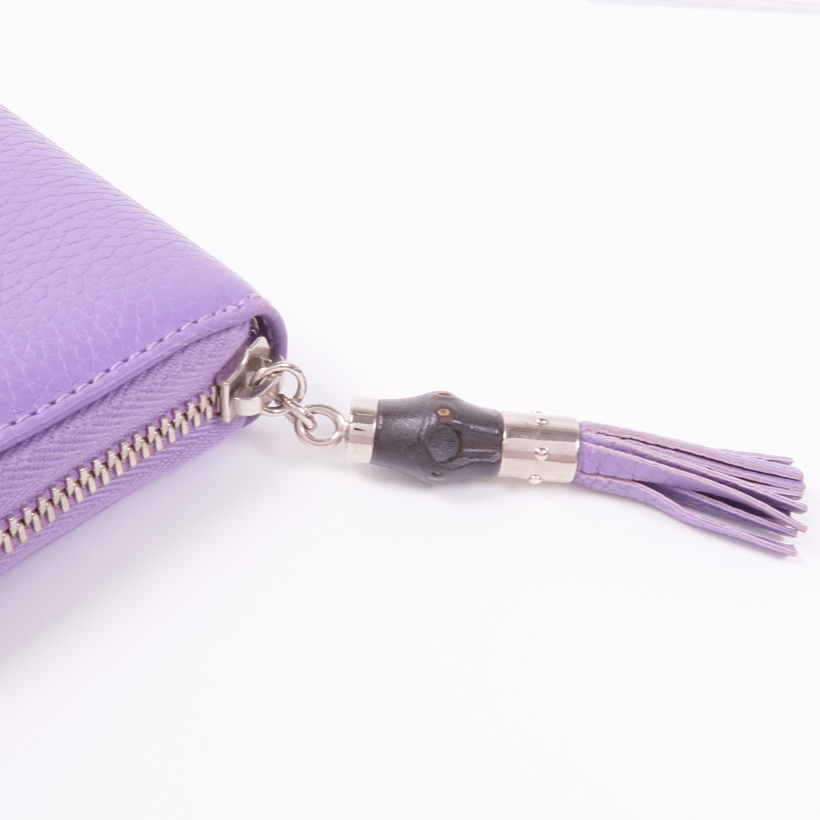 GUCCI 皮革Long Wallet銀扣長錢包