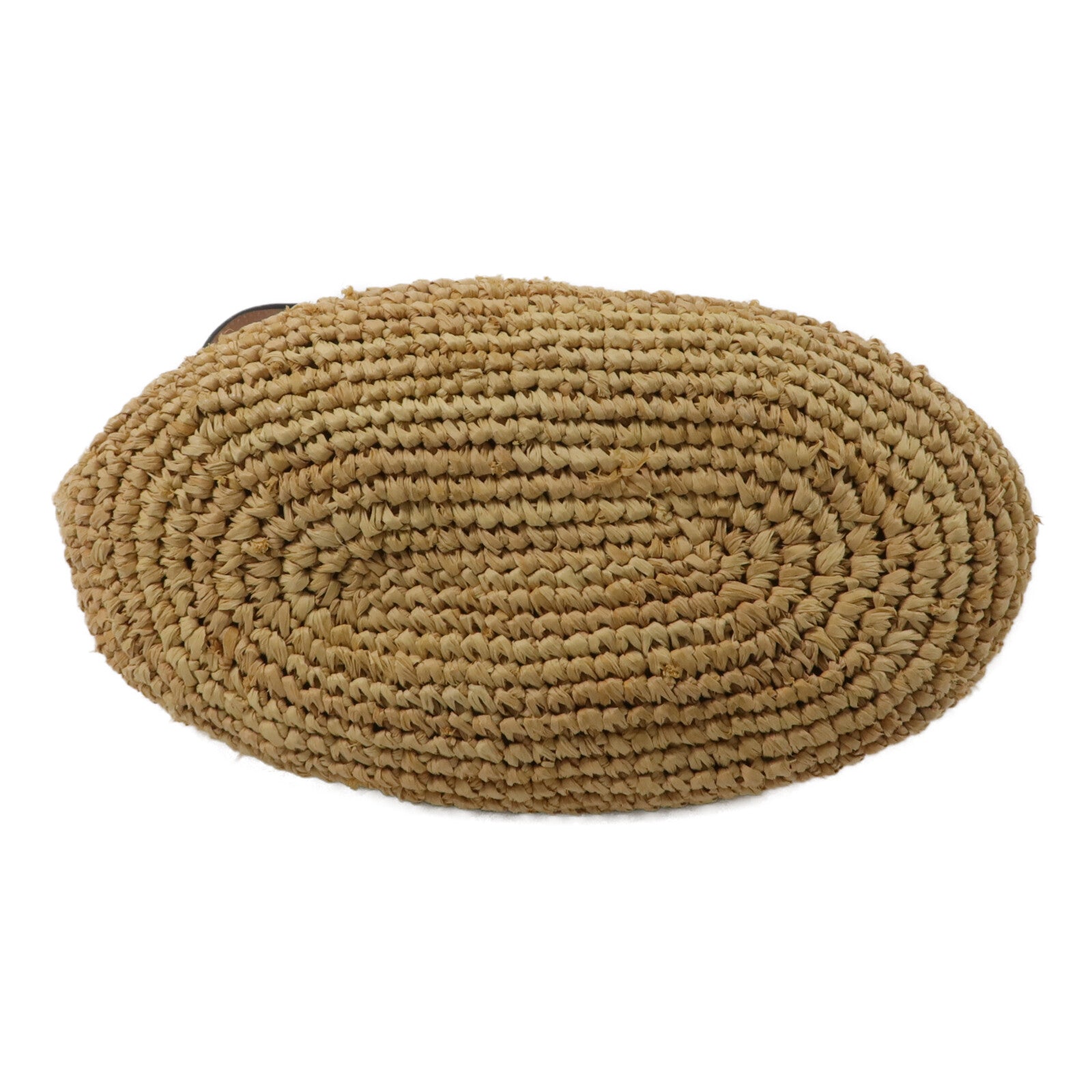 LOEWE Raffia/牛皮皮革Slit Pochette Bag肩背袋