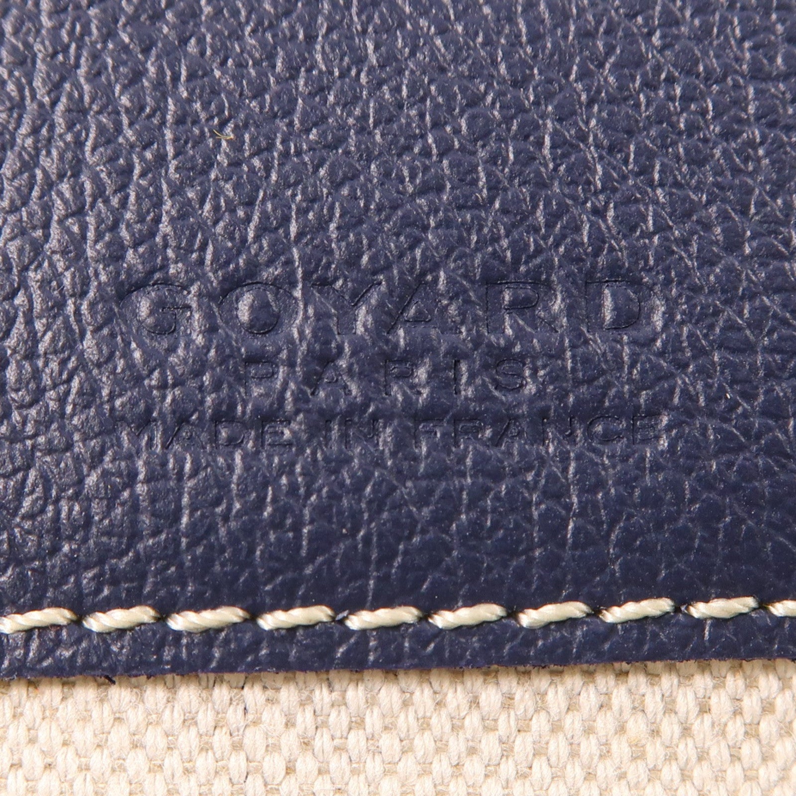 GOYARD 塗層帆布Bohème Hobo銀扣肩背袋深藍色
