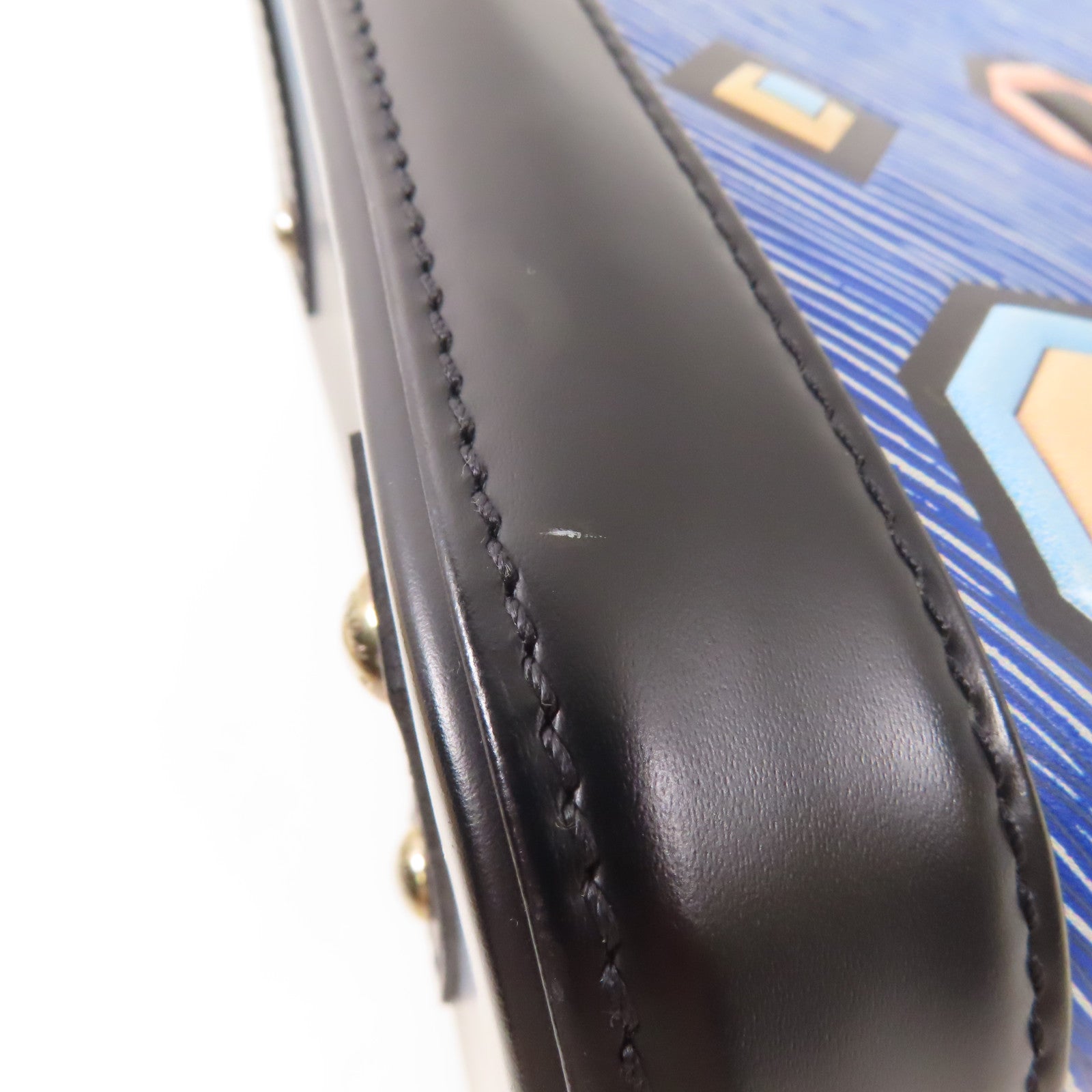 LOUIS VUITTON Epi Alma BB銀扣手挽肩背兩用袋