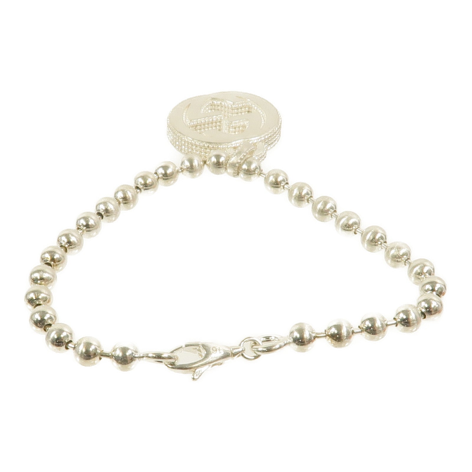 GUCCI 925純銀Interlocking G Bracelet手鍊