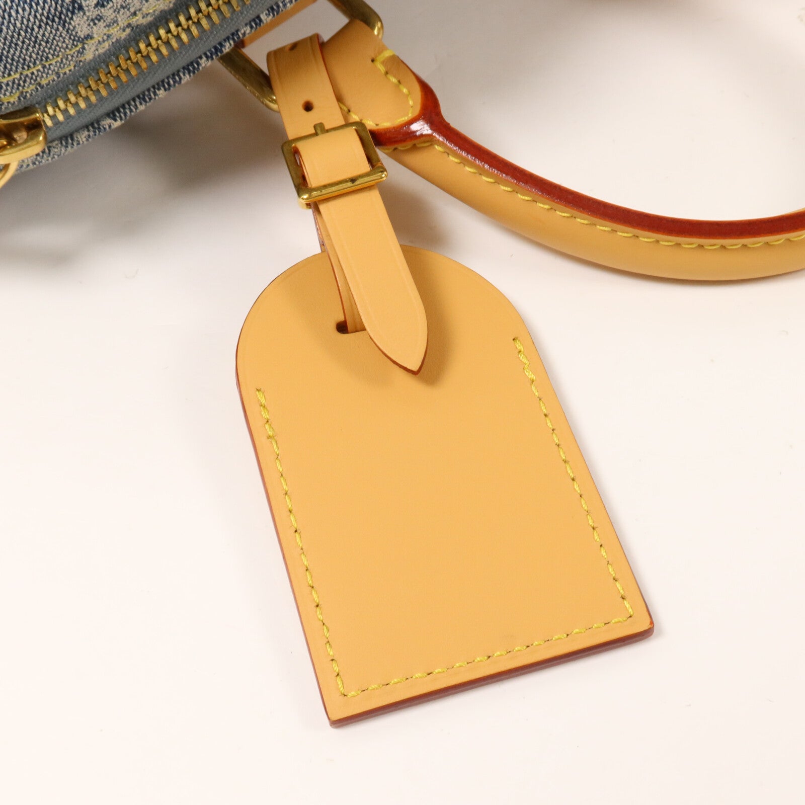 LOUIS VUITTON Damier Denim Speedy 25 Bandouliere手挽肩背兩用袋