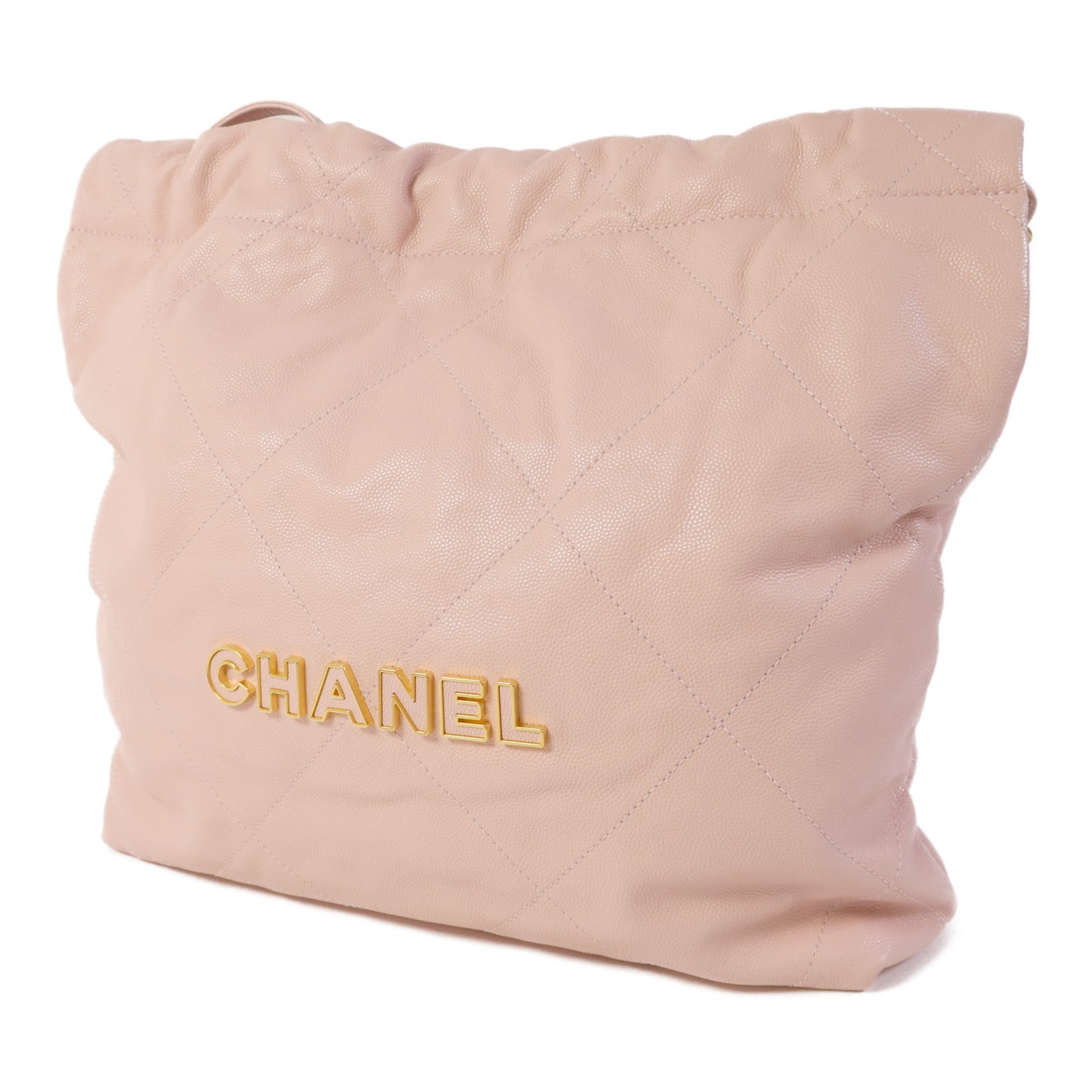 CHANEL 牛皮皮革Chanel 22 Medium金扣鏈帶肩背袋
