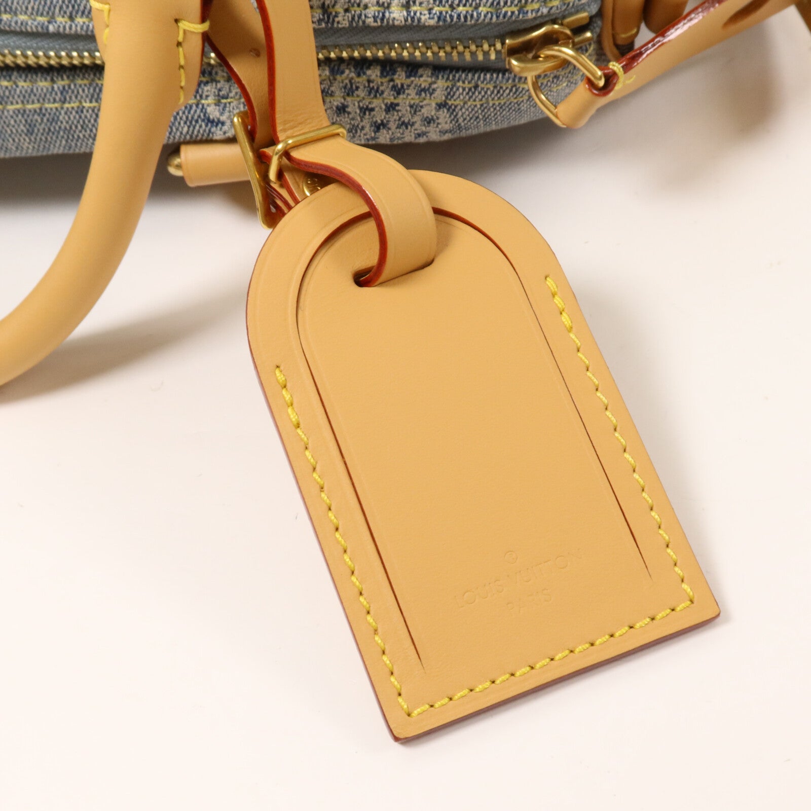 LOUIS VUITTON Damier Denim Speedy 25 Bandouliere手挽肩背兩用袋