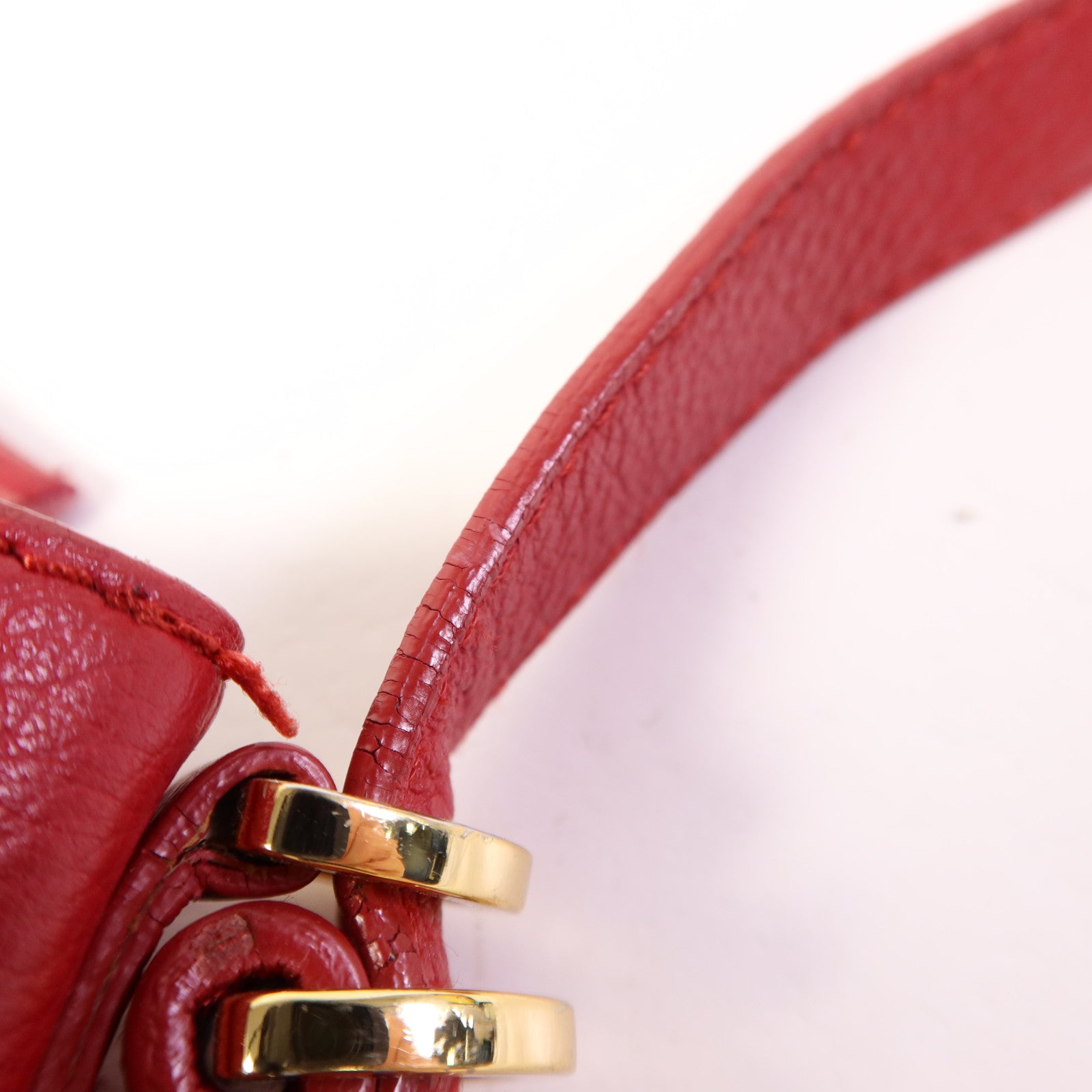 SEE BY CHLOE 【激減優惠】牛皮皮革Bucket Bag金扣肩背袋