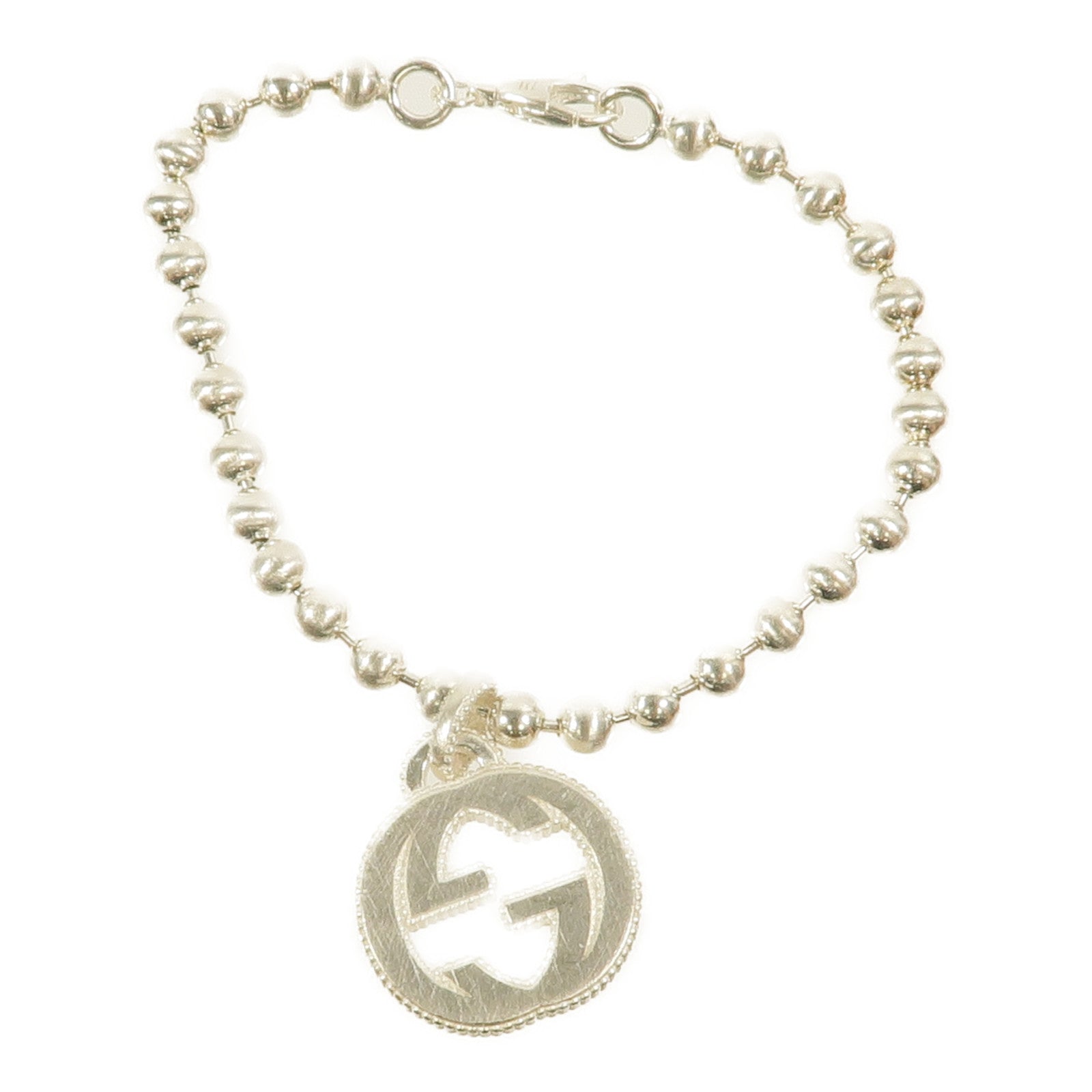 GUCCI 925純銀Interlocking G Bracelet手鍊