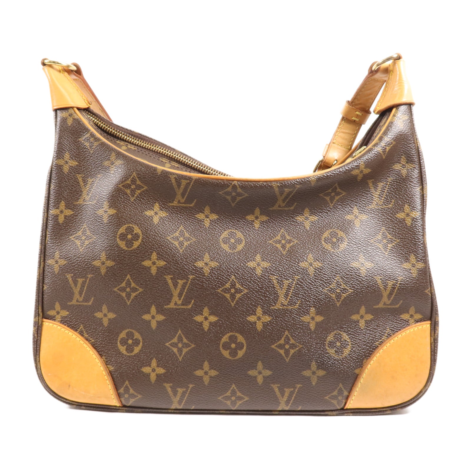 LOUIS VUITTON 【激減優惠】Monogram Boulogne金扣肩背袋