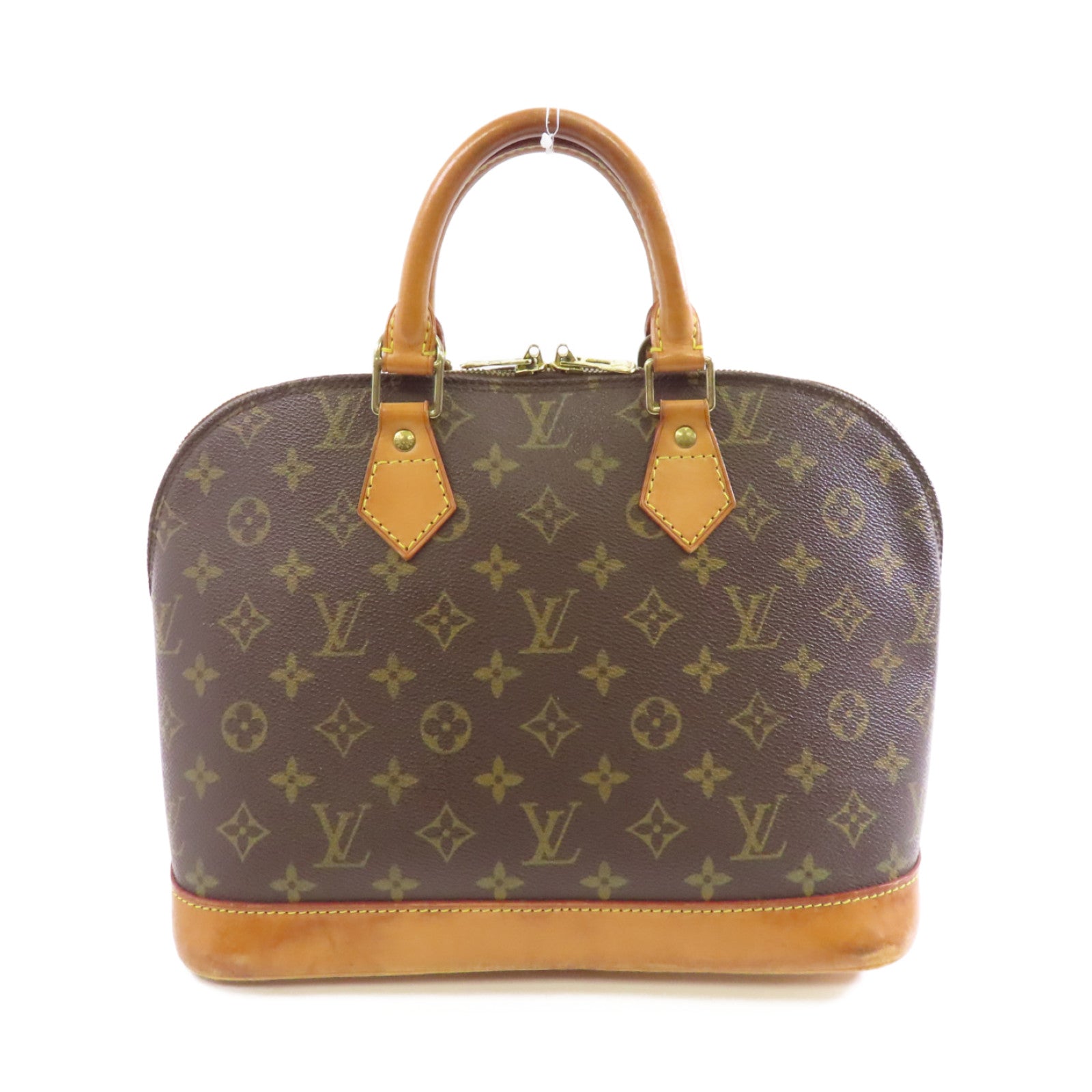 LOUIS VUITTON Monogram Alma PM金扣手挽袋啡色