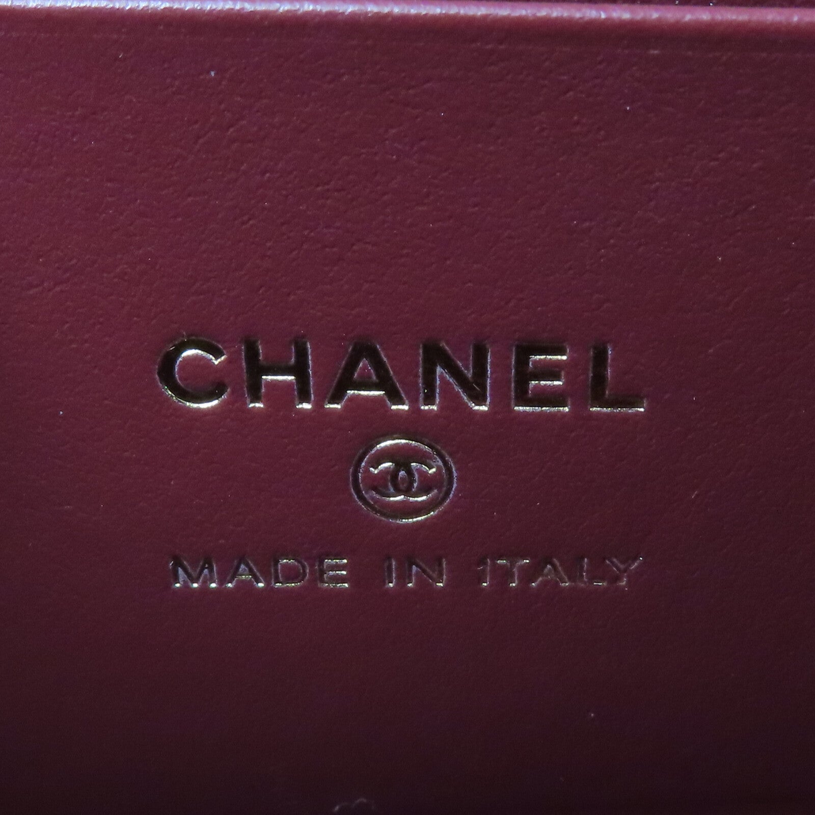 CHANEL 羊皮皮革Vanity Case鏈帶肩背袋