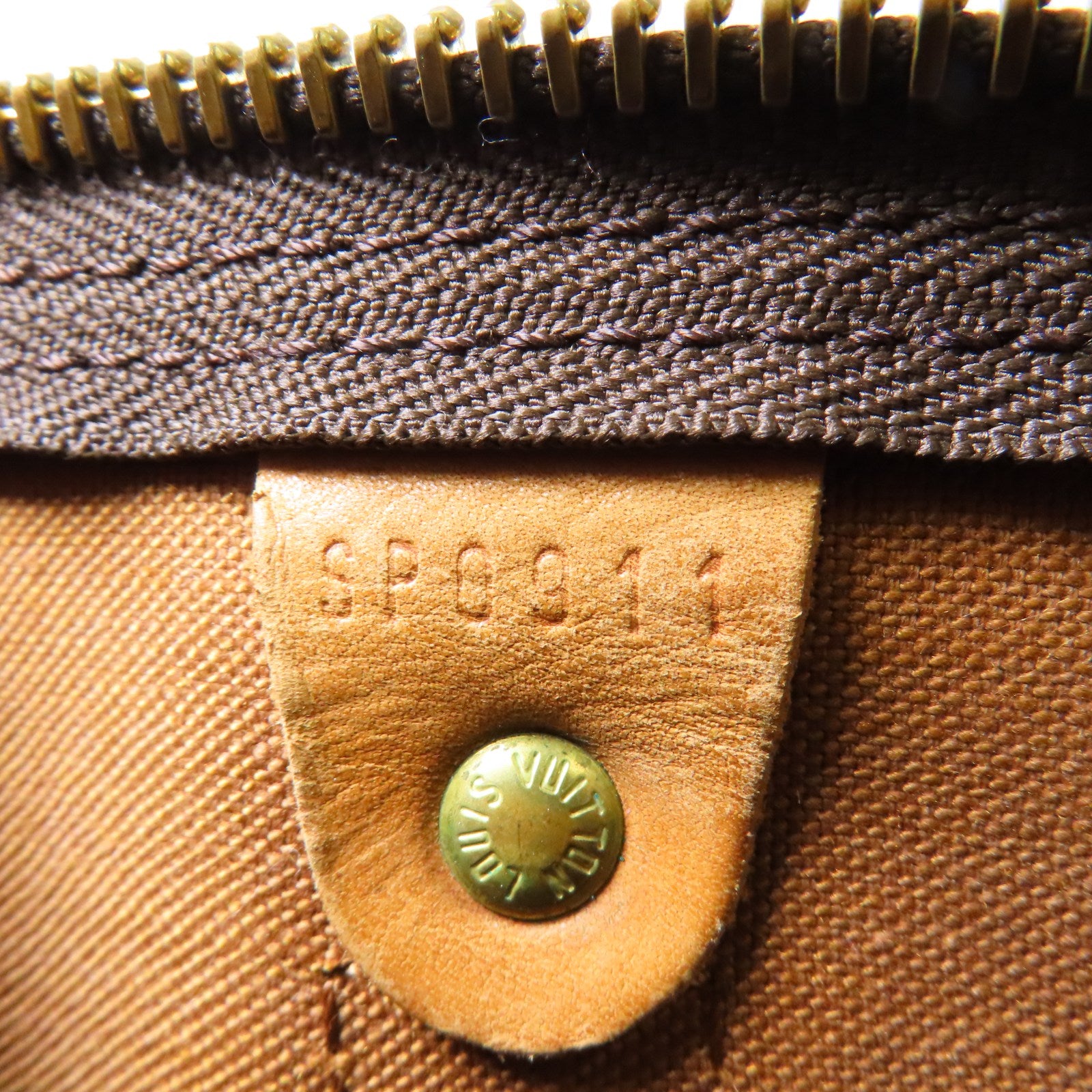 LOUIS VUITTON Monogram Keepall 45 Boston Bag金扣手挽袋啡色