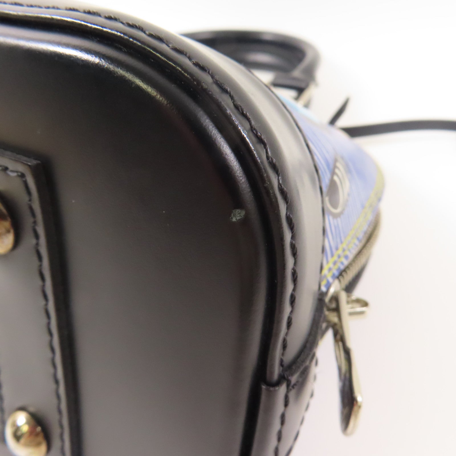 LOUIS VUITTON Epi Alma BB銀扣手挽肩背兩用袋