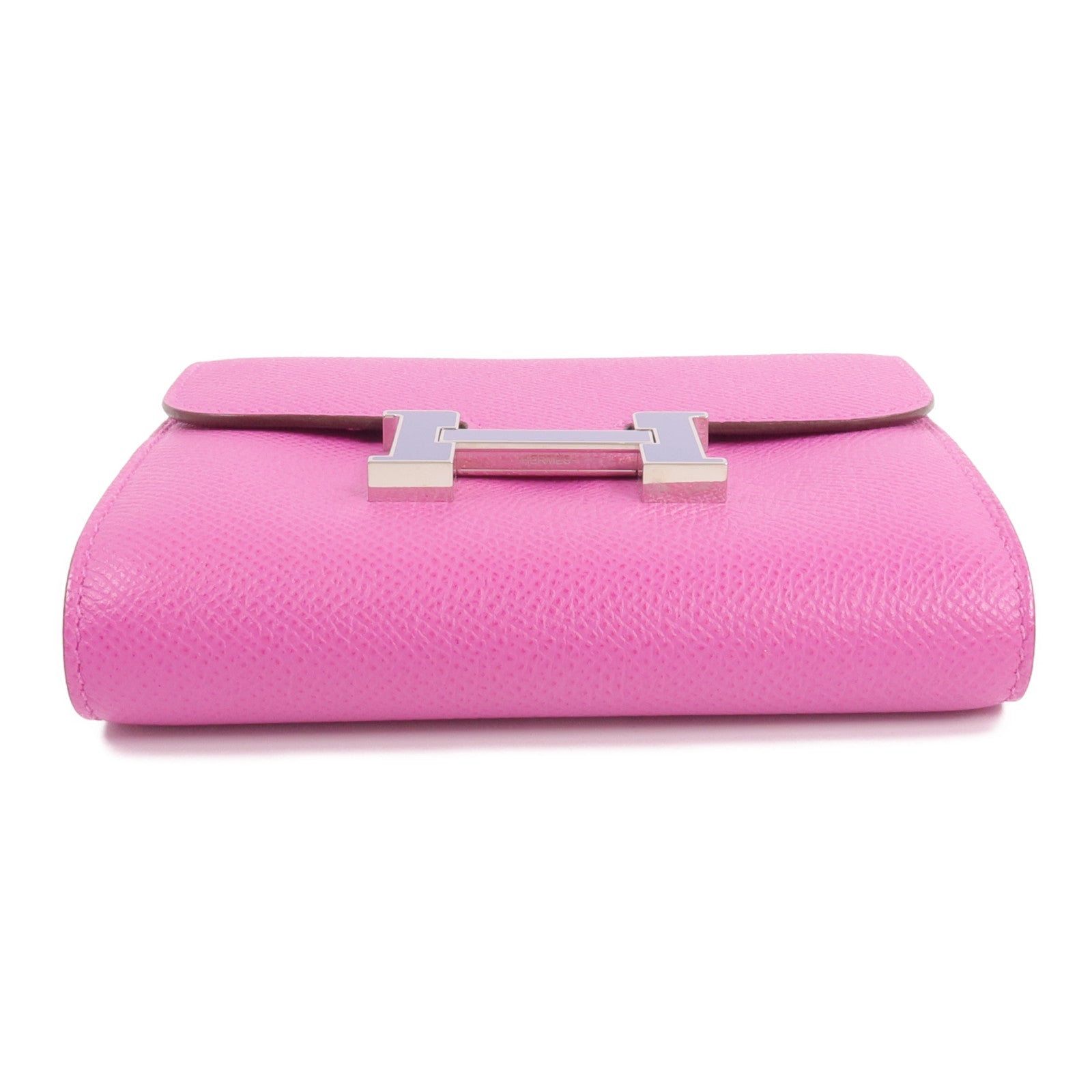 HERMES 【激減優惠】Epsom皮革Constance Slim Wallet錢包Magnolia
