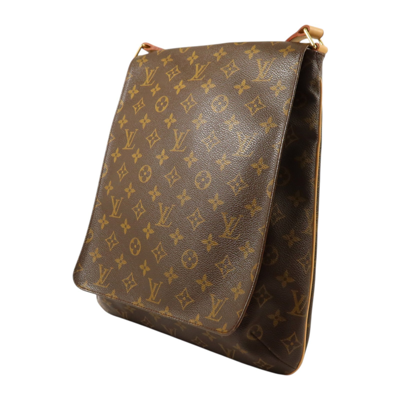LOUIS VUITTON Monogram Musette金扣肩背袋