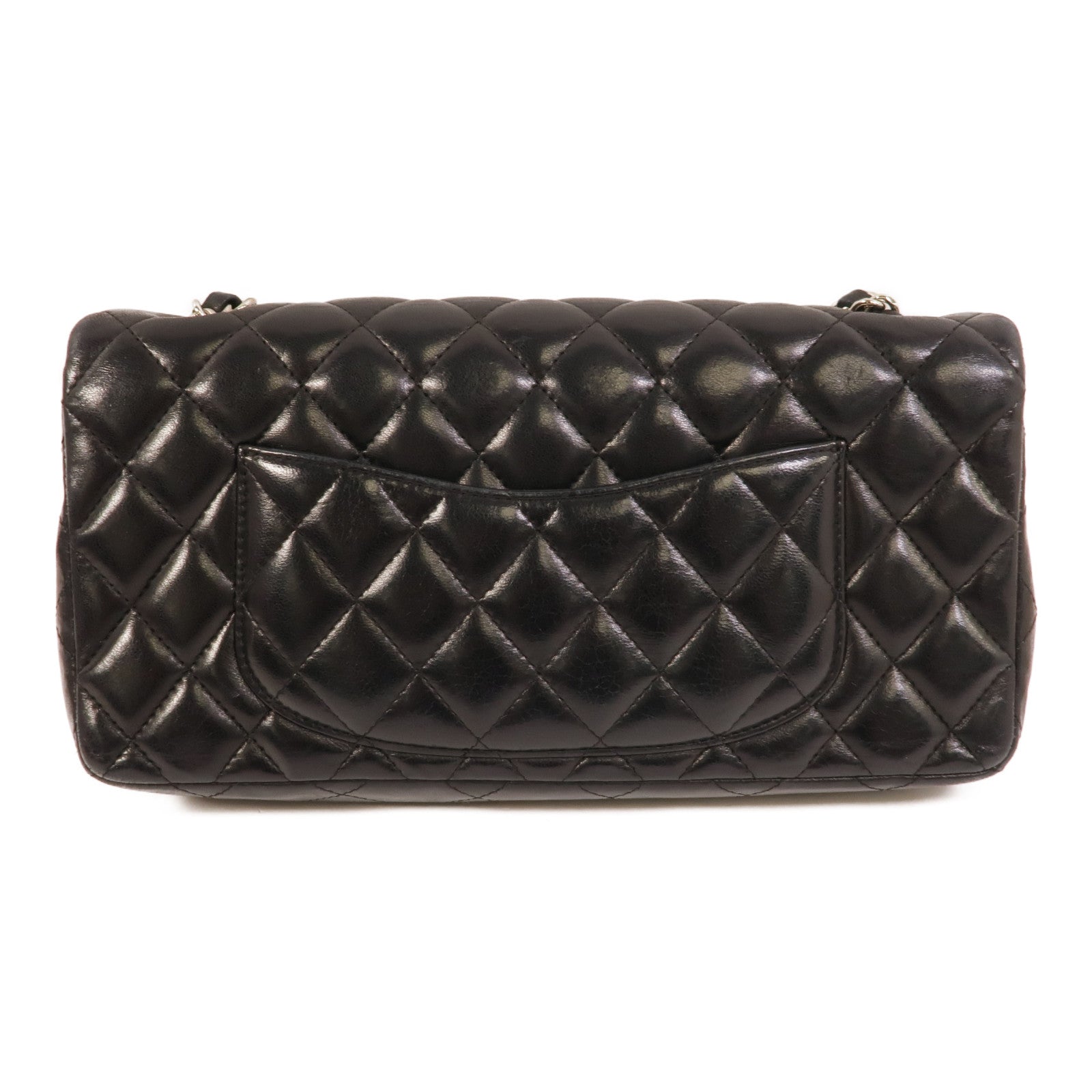 CHANEL 羊皮皮革Classic East West Baguette Bag肩背袋