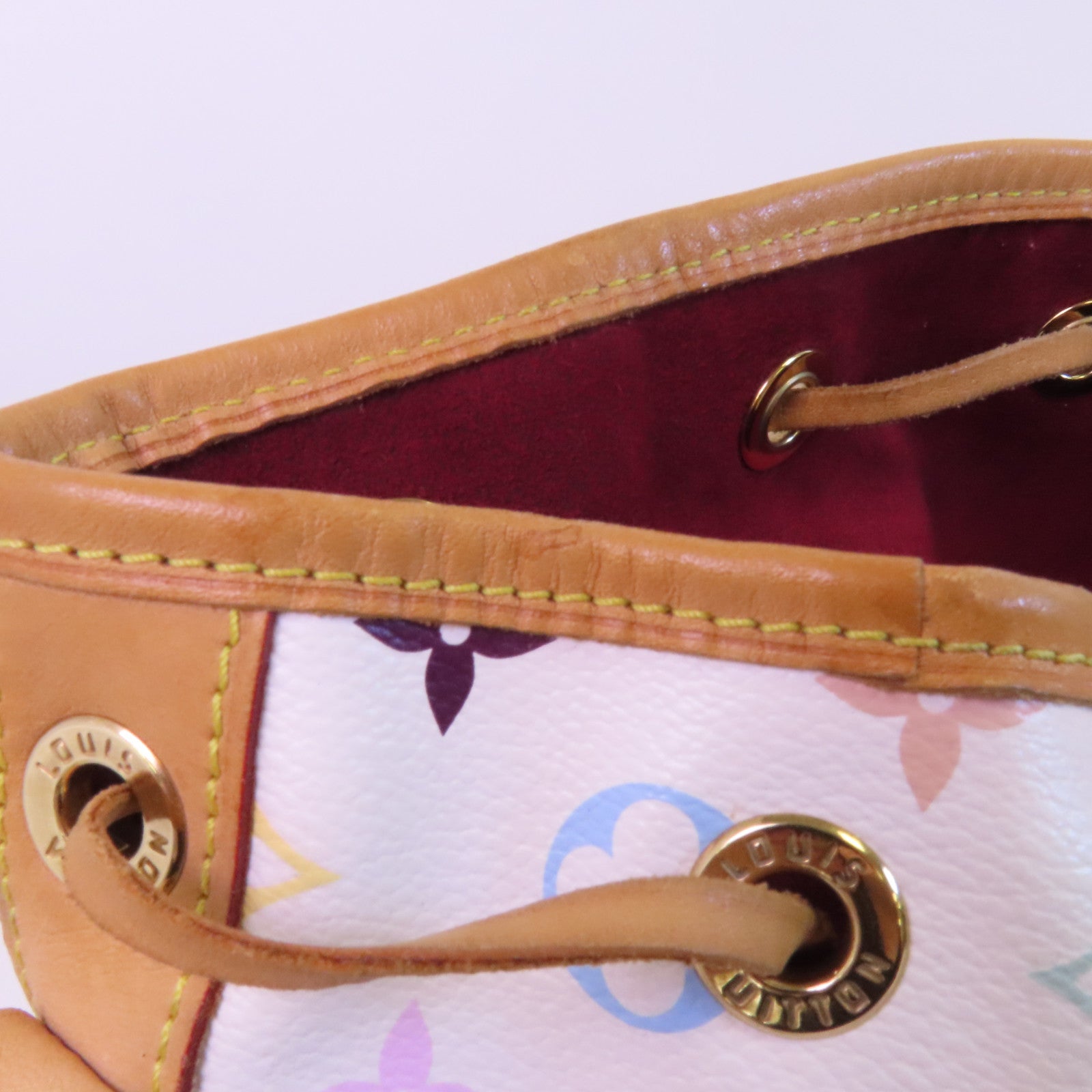 LOUIS VUITTON Monogram Multicolore Petit Noe金扣肩背袋