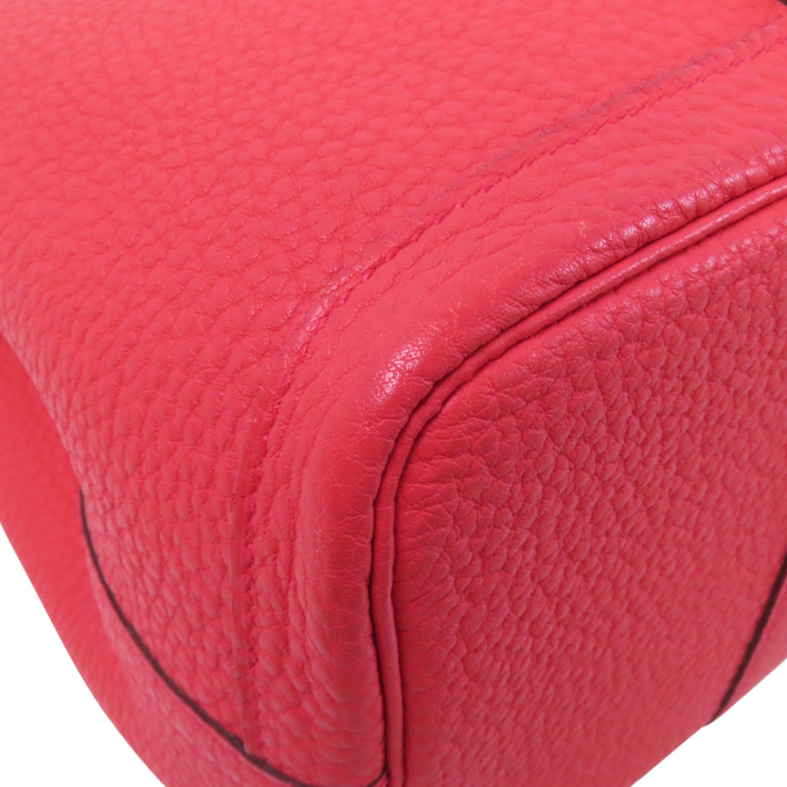 HERMES Negonda皮革Garden Party TPM銀扣手挽袋