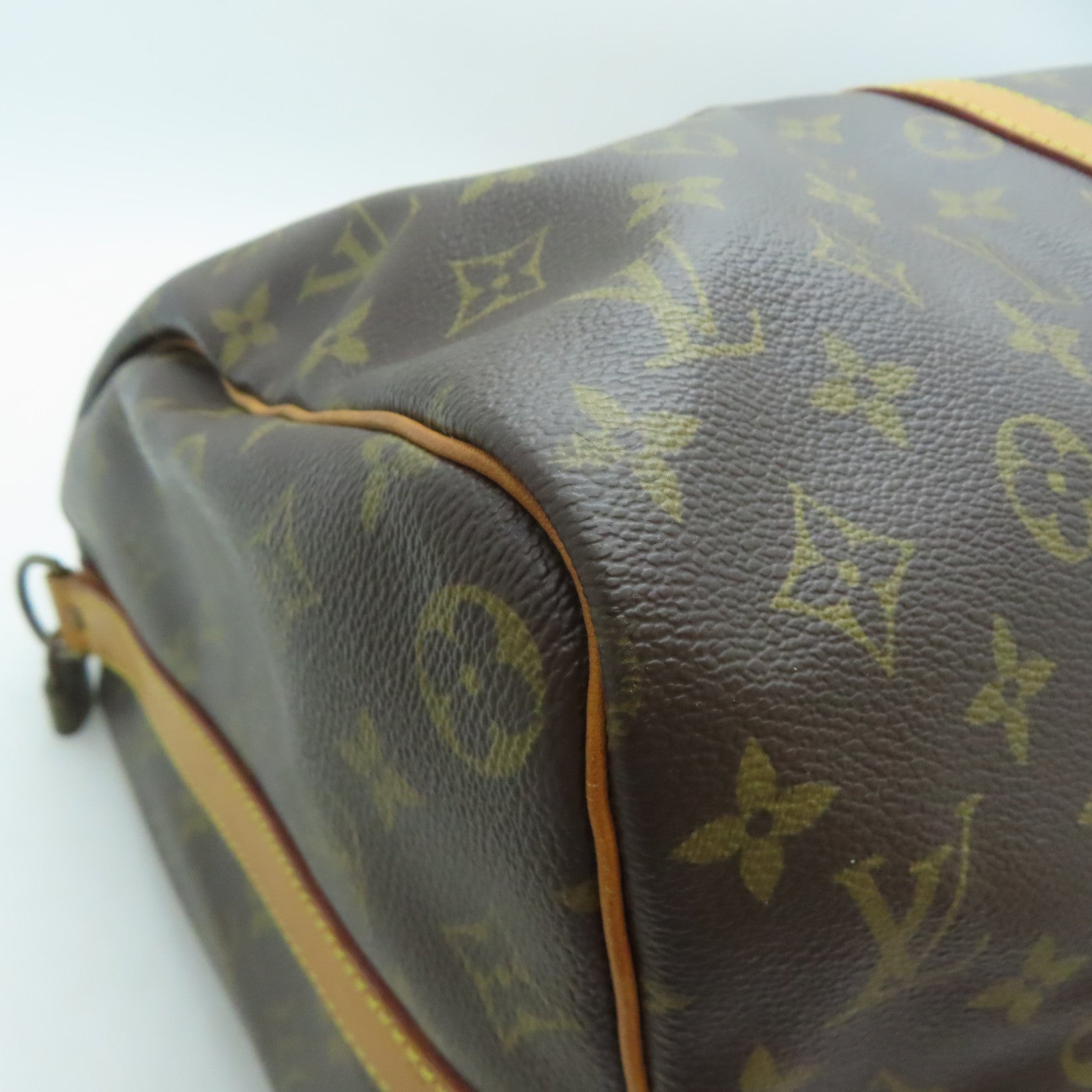 LOUIS VUITTON 【激減優惠】Monogram Keepall 45金扣手挽肩背兩用袋啡色
