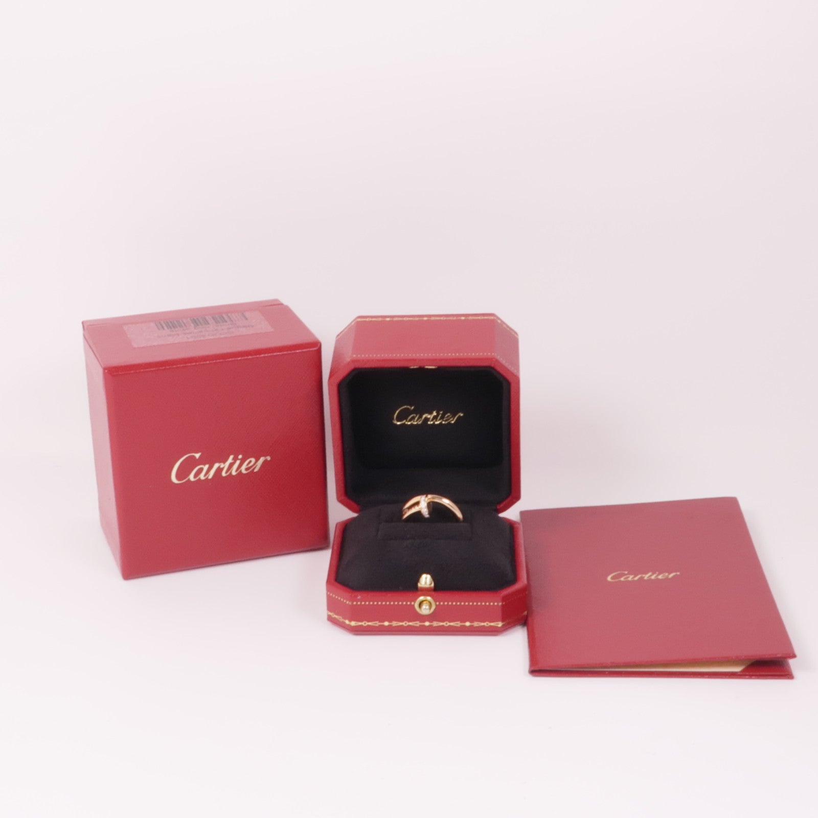 CARTIER 18K玫瑰金Juste Un Clou Ring鑽石戒指Cartier#50/US#5.25