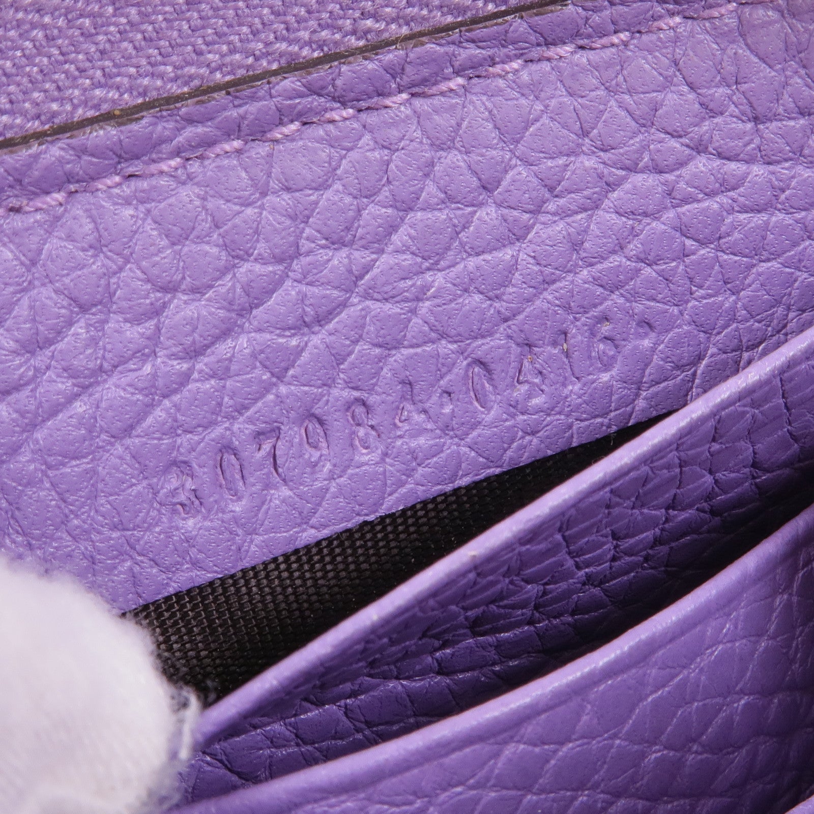 GUCCI 皮革Long Wallet銀扣長錢包