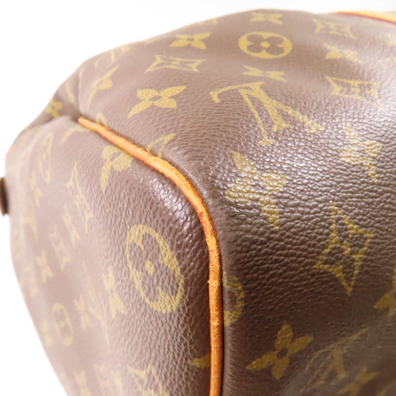 LOUIS VUITTON Monogram Keepall 45 Boston Bag金扣手挽袋啡色