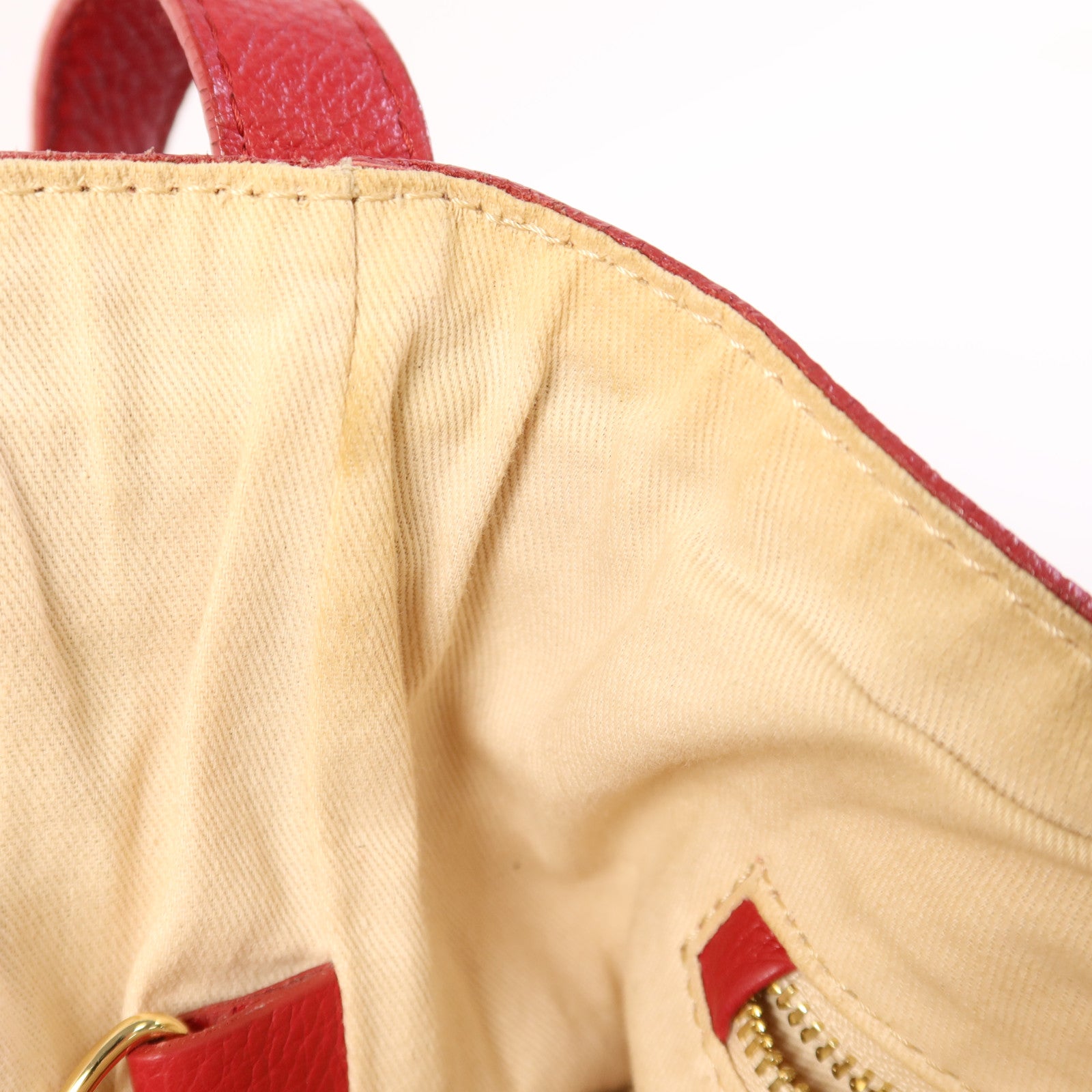 SEE BY CHLOE 牛皮皮革Bucket Bag金扣肩背袋