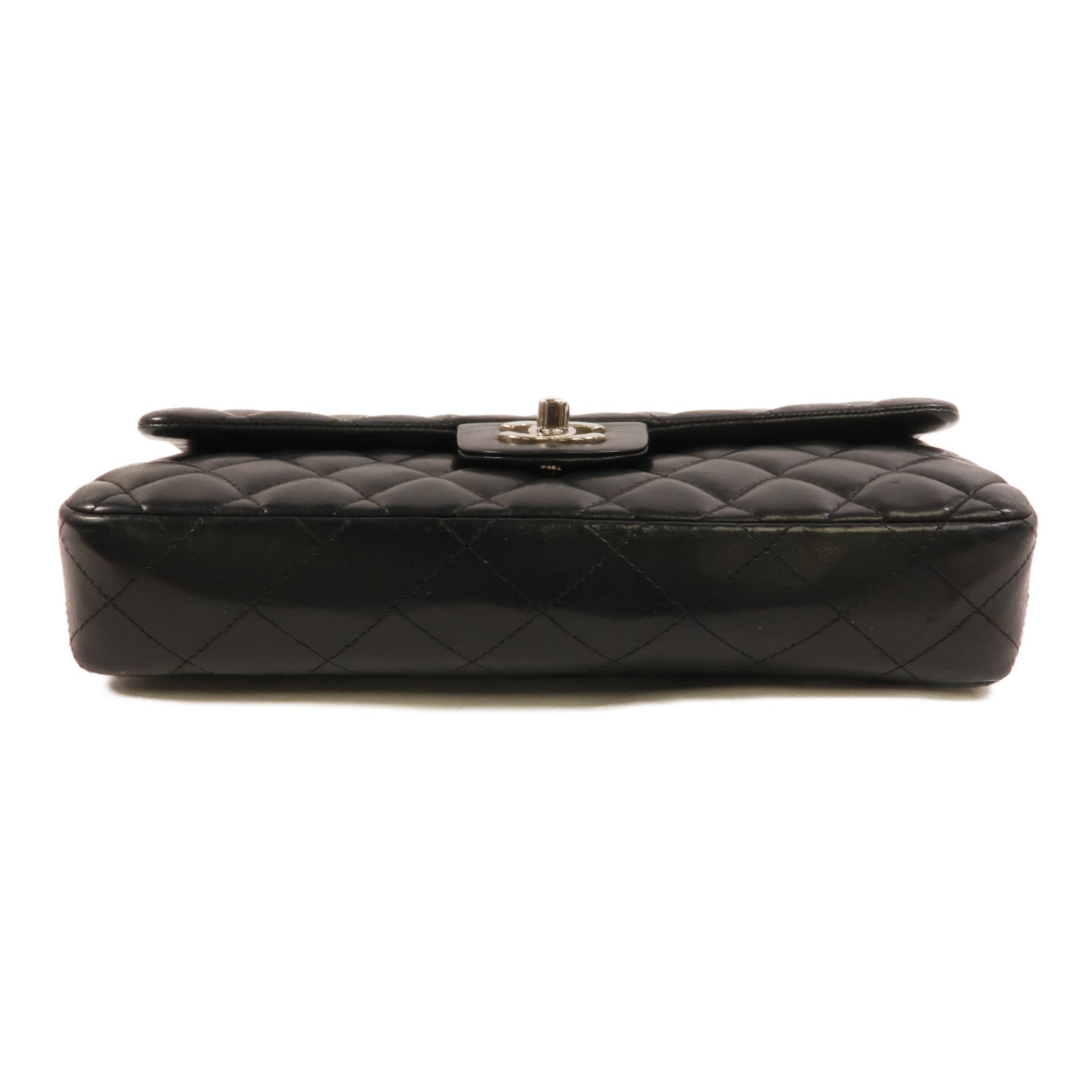 CHANEL 羊皮皮革Classic East West Baguette Bag肩背袋