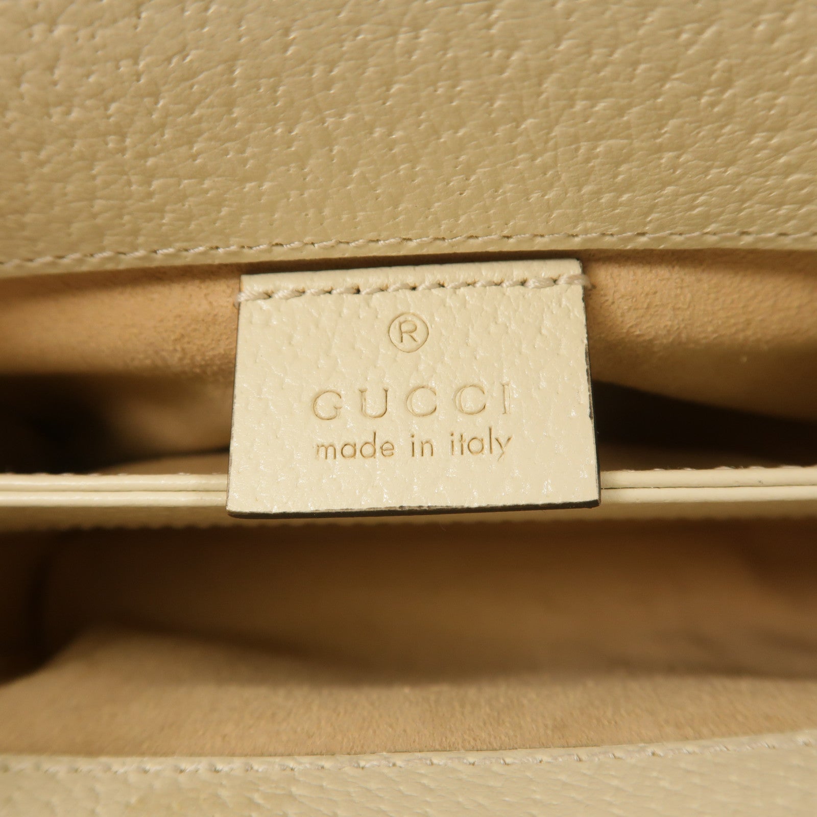 GUCCI 塗層帆布Ophidia GG金扣鏈帶肩背袋