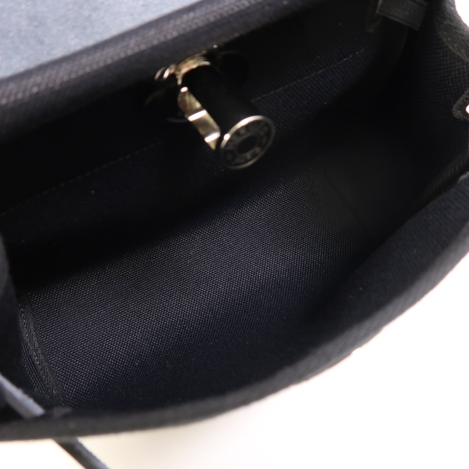 HERMES 帆布Mini Herbag肩背袋